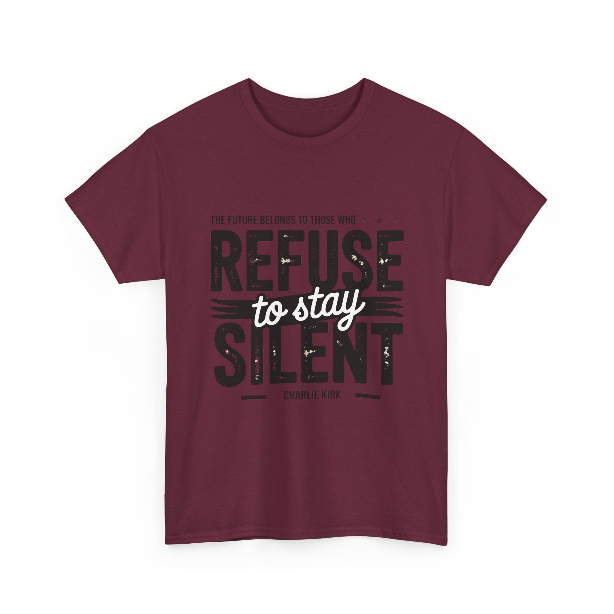 Refuse to Stay Silent Graphic T-Shirt Printify