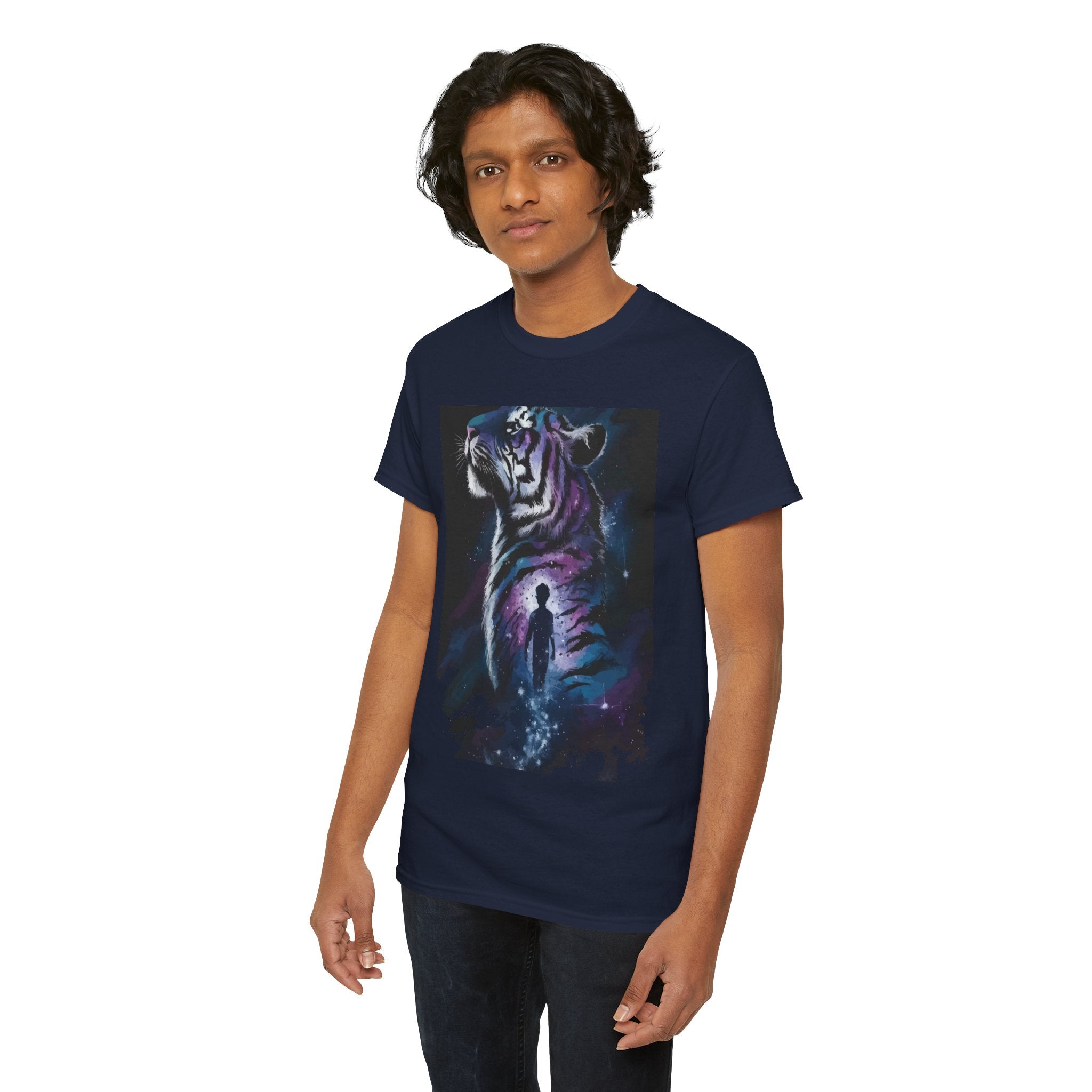 Mystical Tiger Graphic T-Shirt Printify