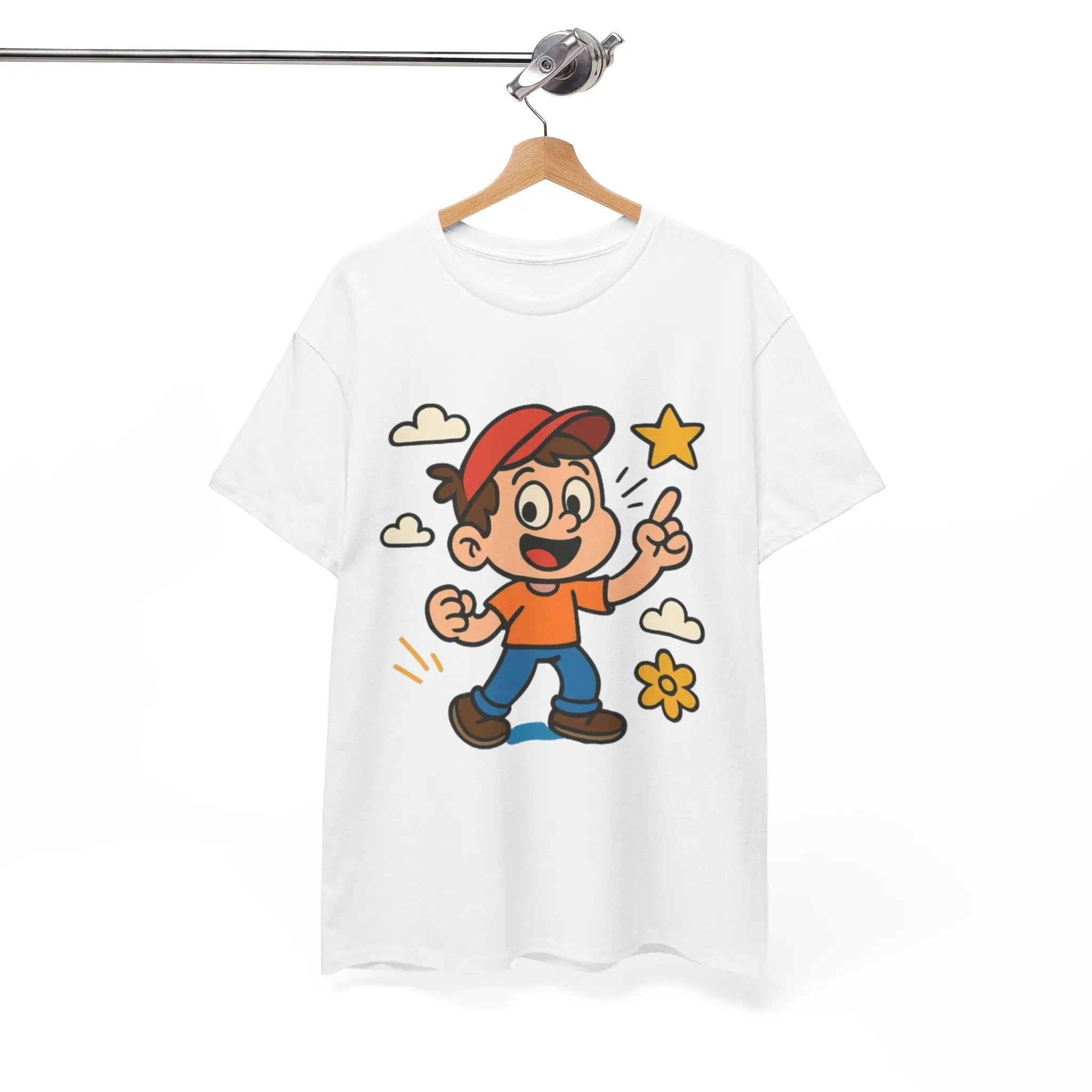 Cute Cartoon Kid Unisex T-Shirt Printify