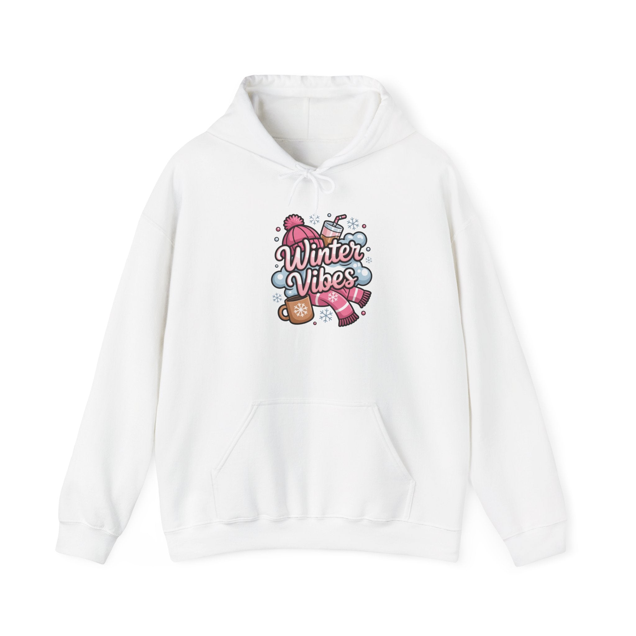 Cozy Winter Vibes Hoodie Printify