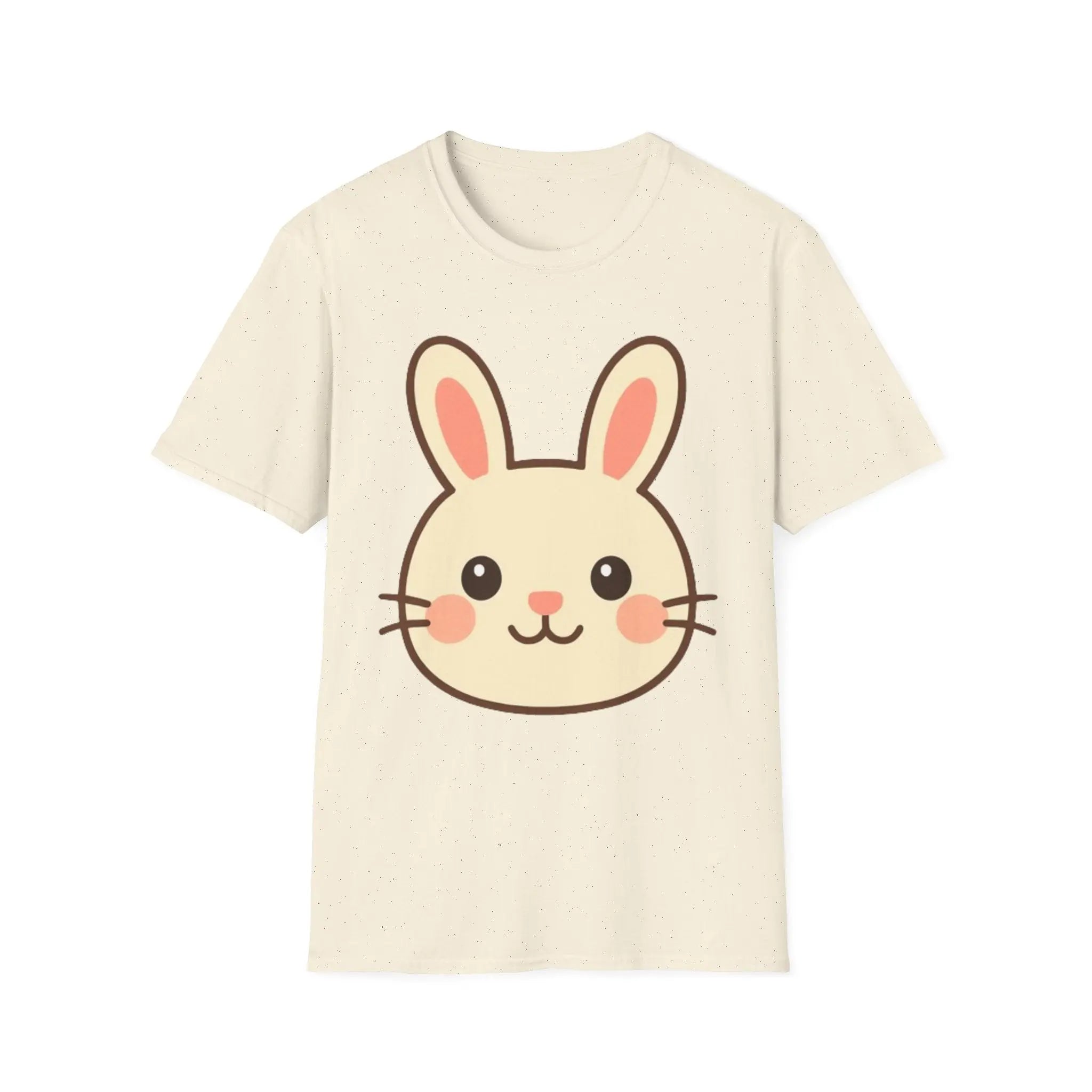 Cute Bunny Unisex Cotton T-Shirt - Crafted Looks