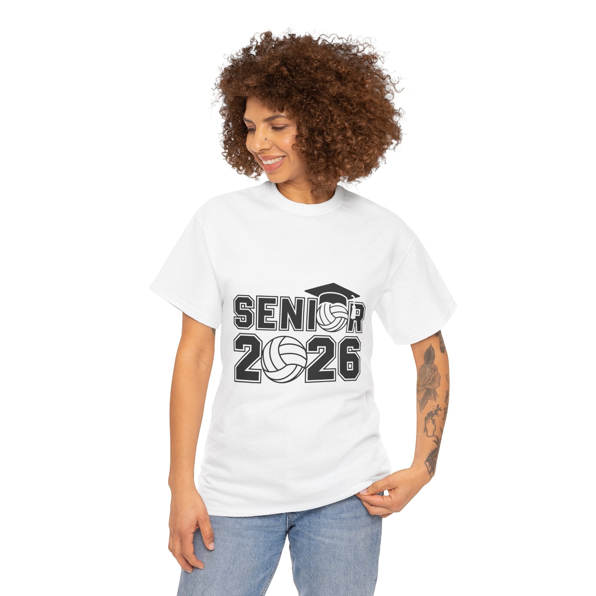 Senior 2026 Volleyball Graduation T- Shirt Printify