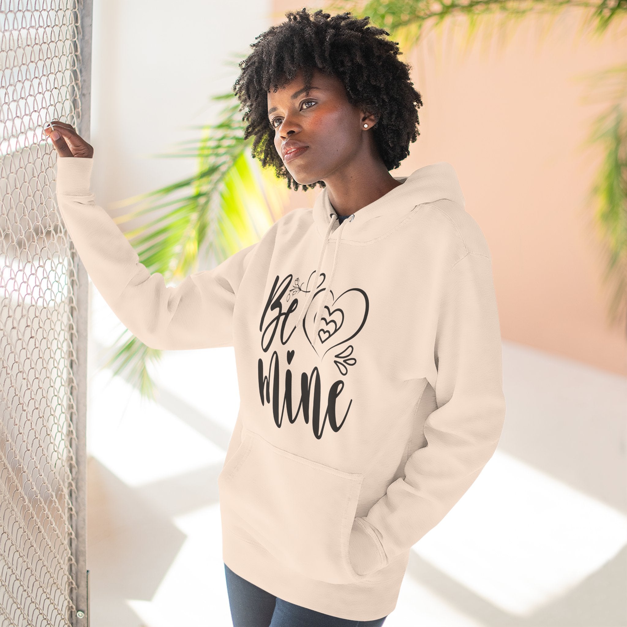 Be Mine - Romantic Heart Hoodie Printify