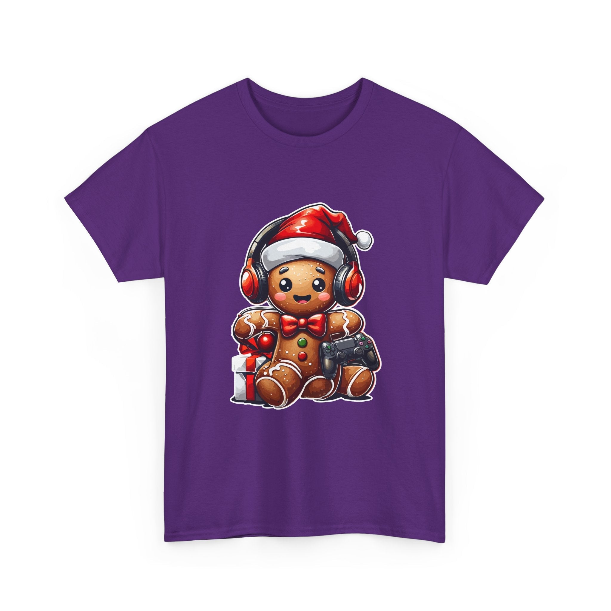 Gamer Gingerbread Unisex Graphic T- Shirt Printify