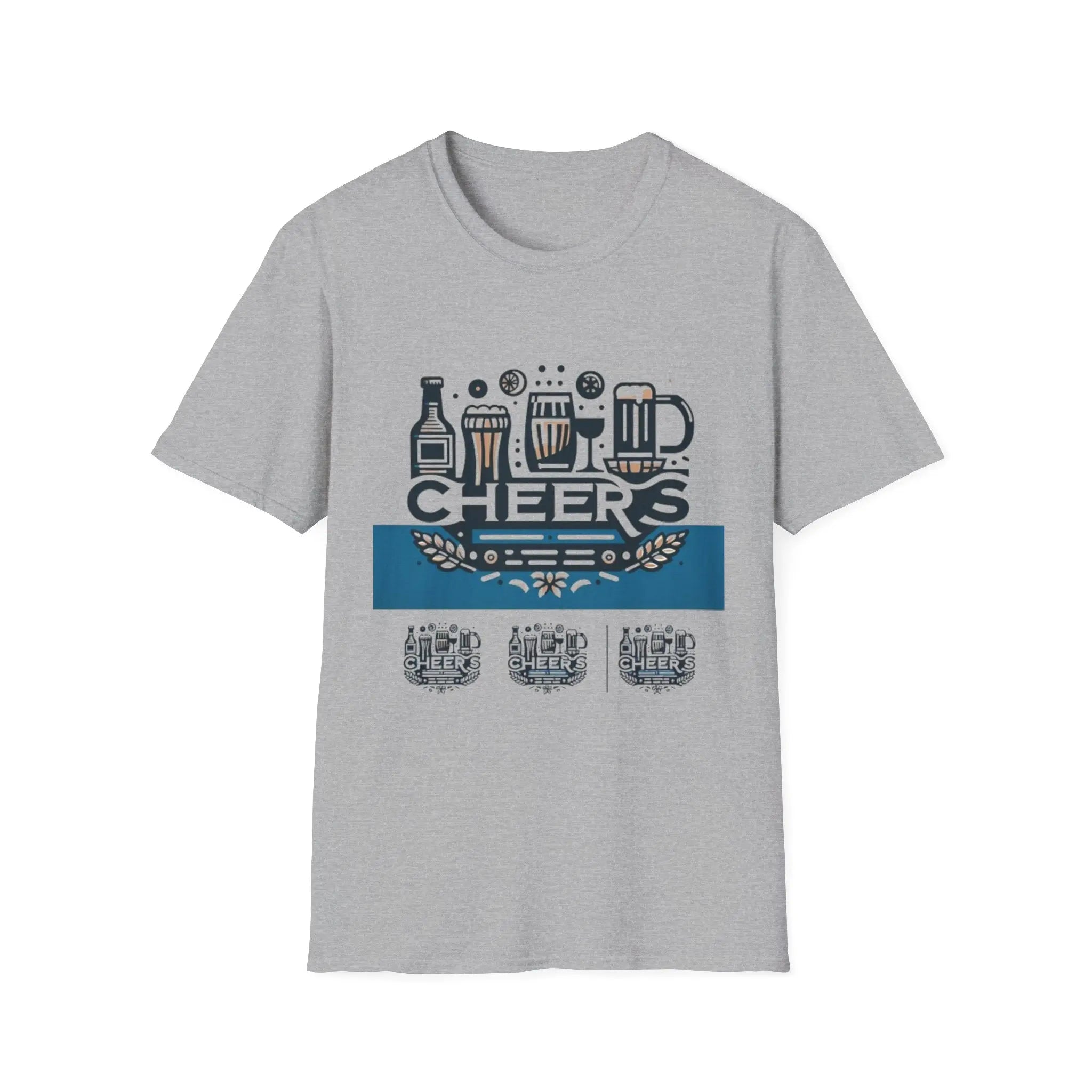 Cheers Unisex Party T-shirt Printify
