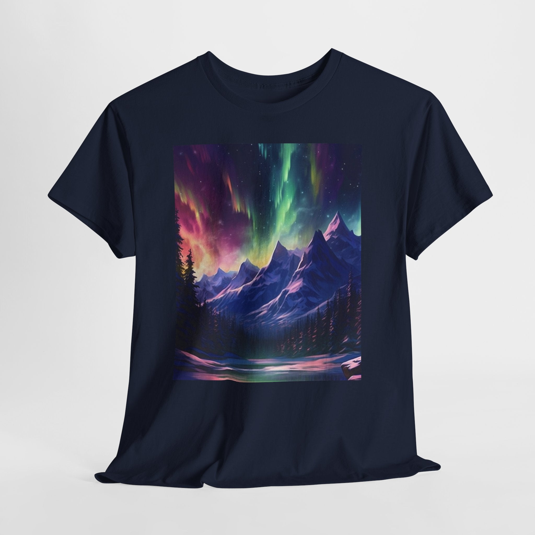 Northern Lights Graphic T- Shirt Printify