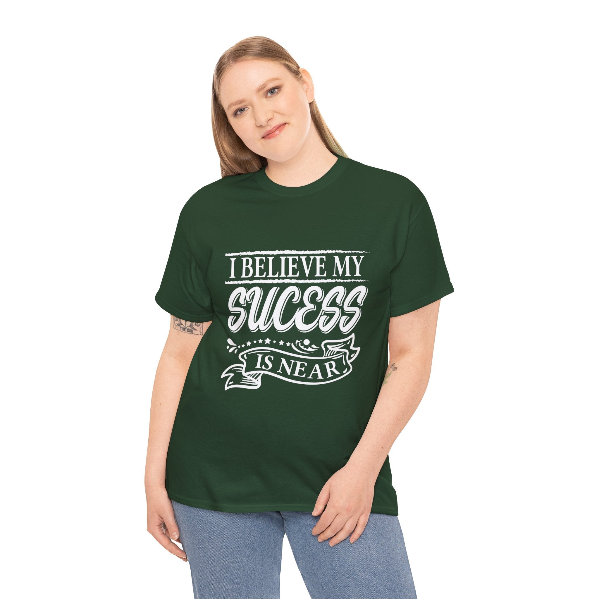 Success Is Near Motivational T- Shirt Printify