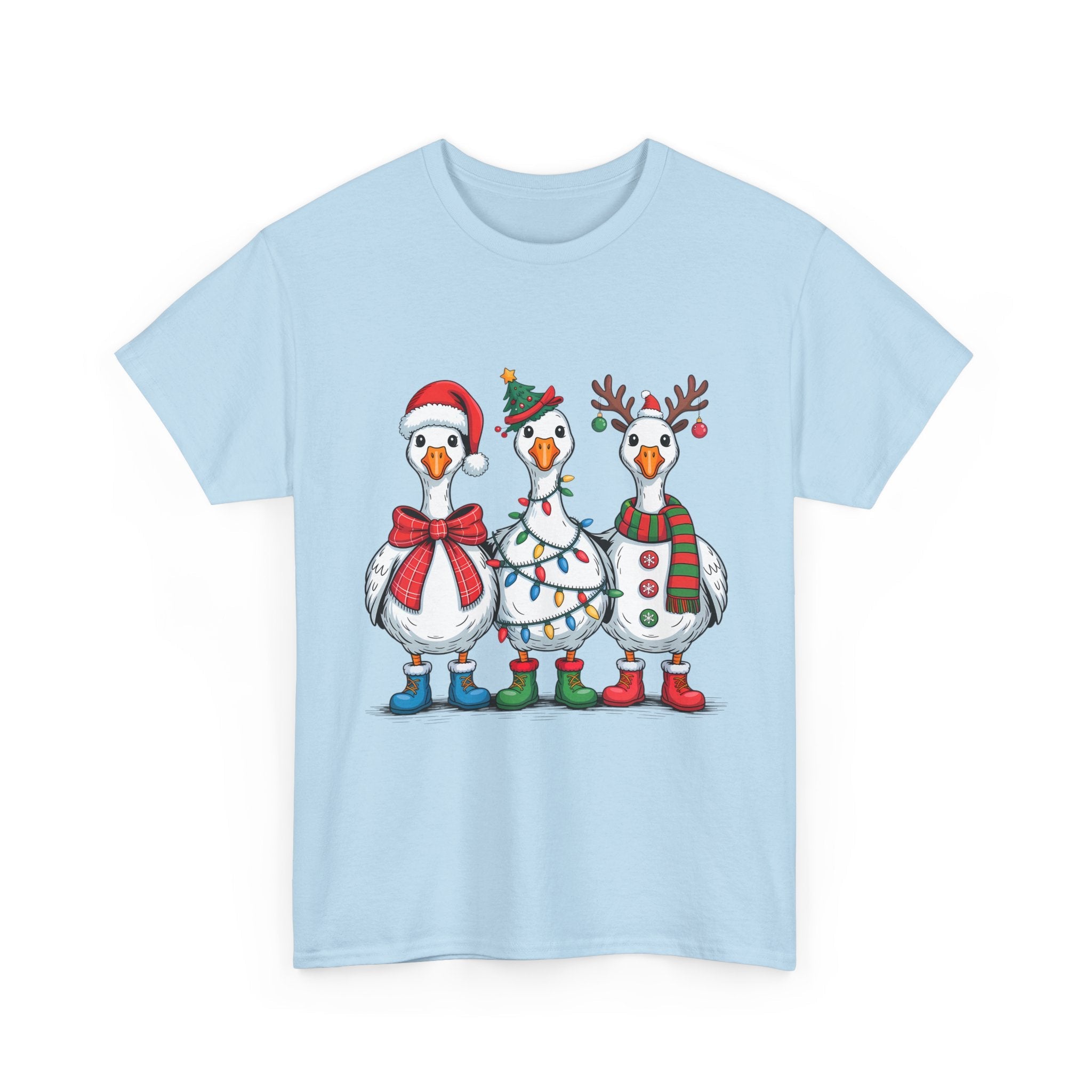 Cute Christmas Goose T-Shirt Printify