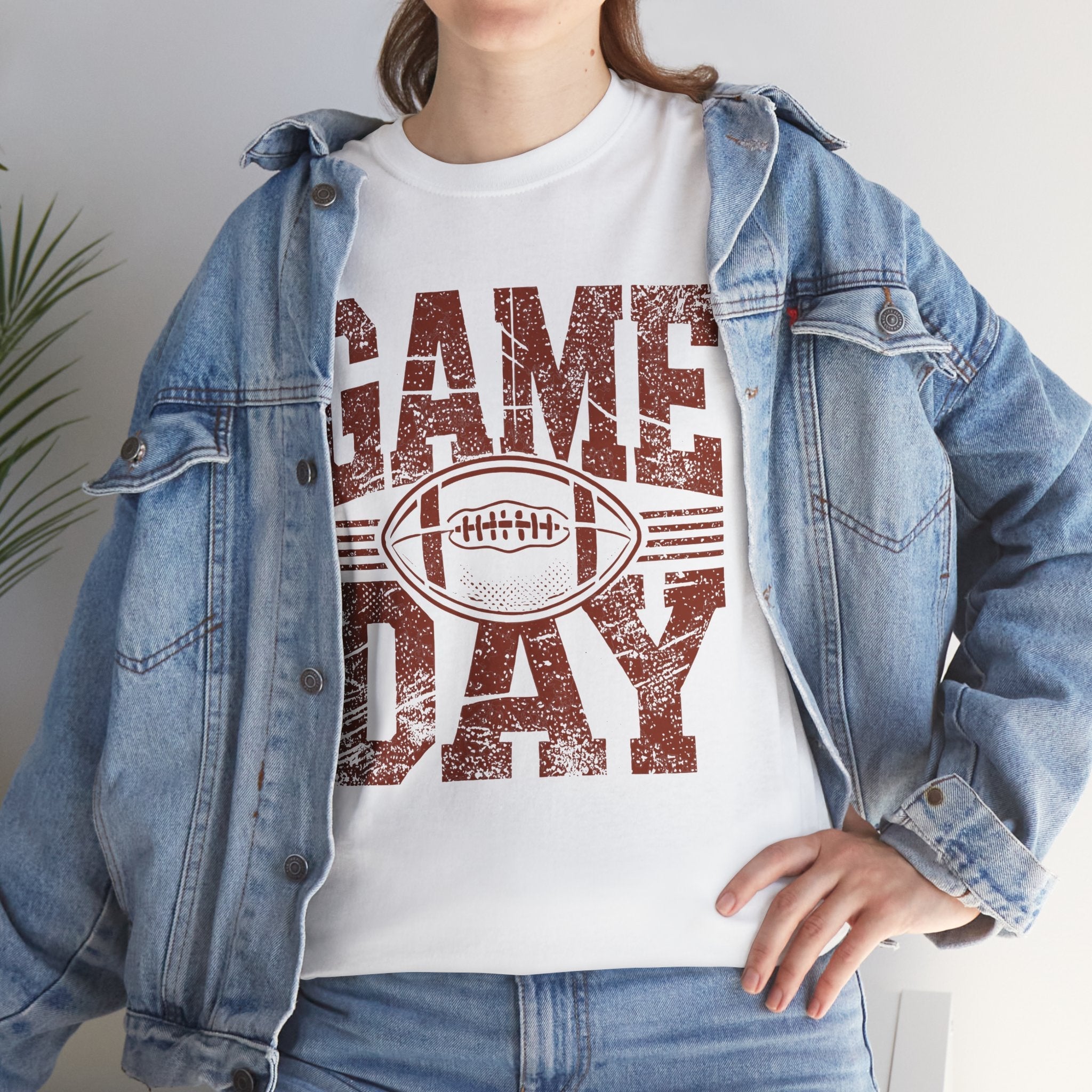 Vintage Football Game Day T-Shirt Printify