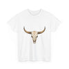 Bull Skull Western Graphic T-Shirt Printify