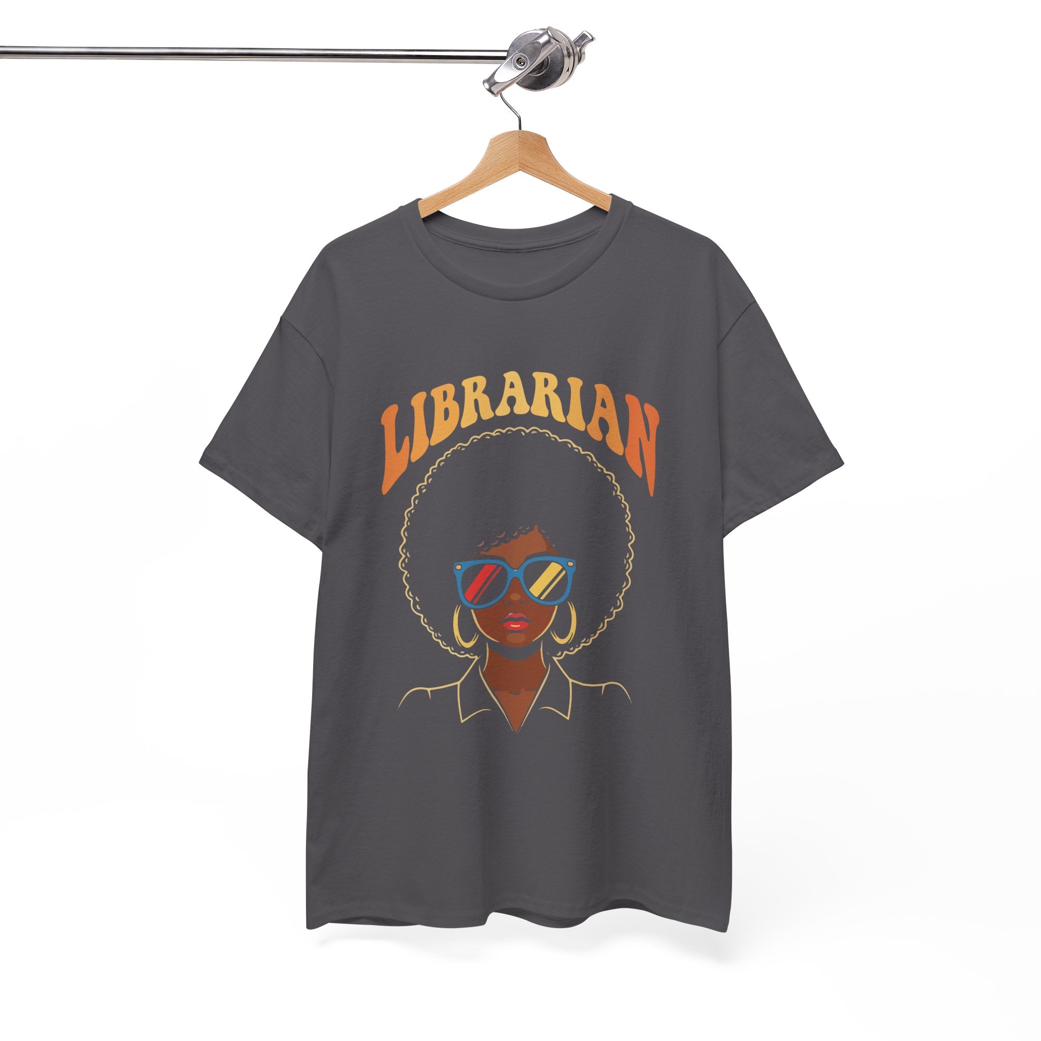 Cool Librarian Unisex Vintage T- Shirt Printify