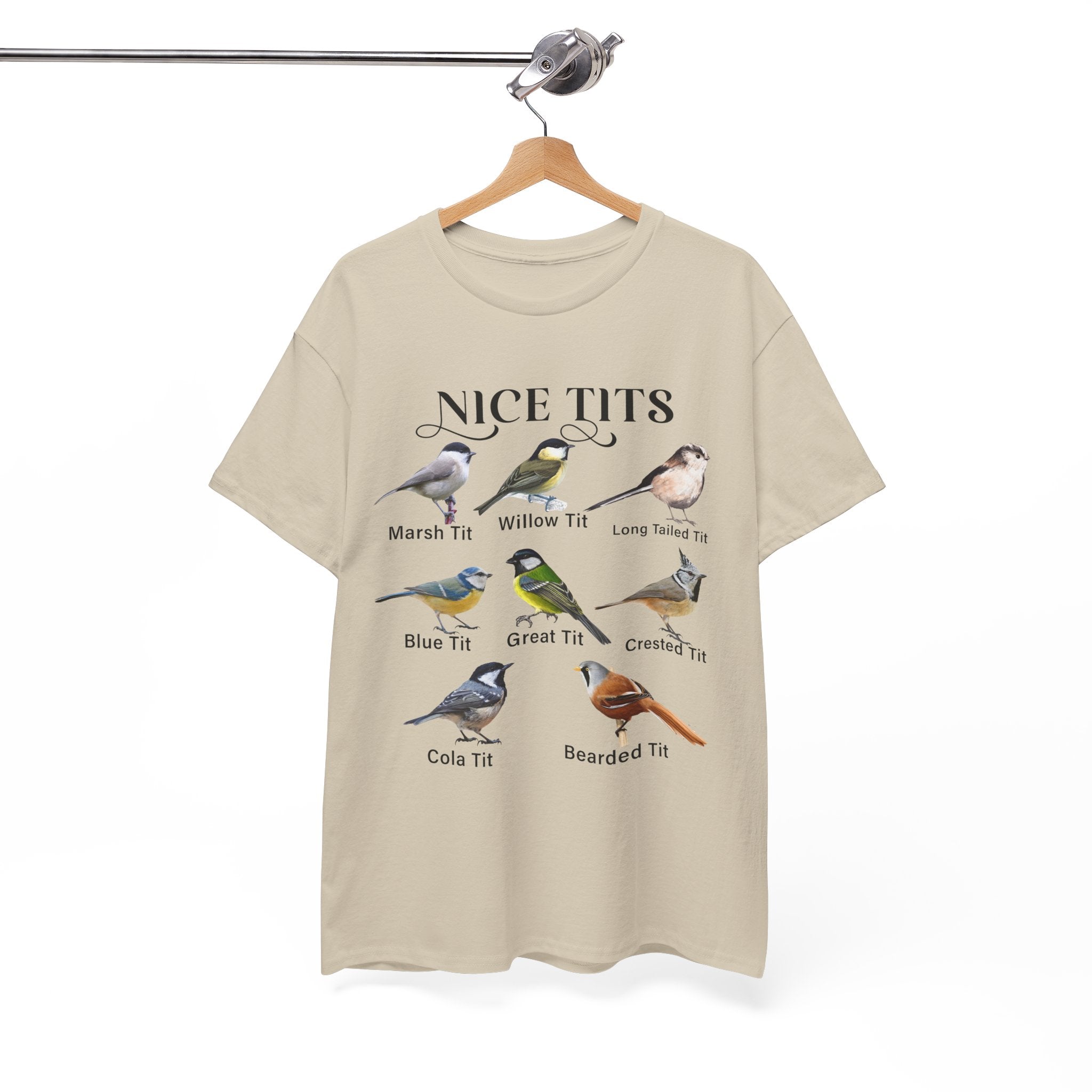 Nice Tits Birds Funny T-Shirt Printify
