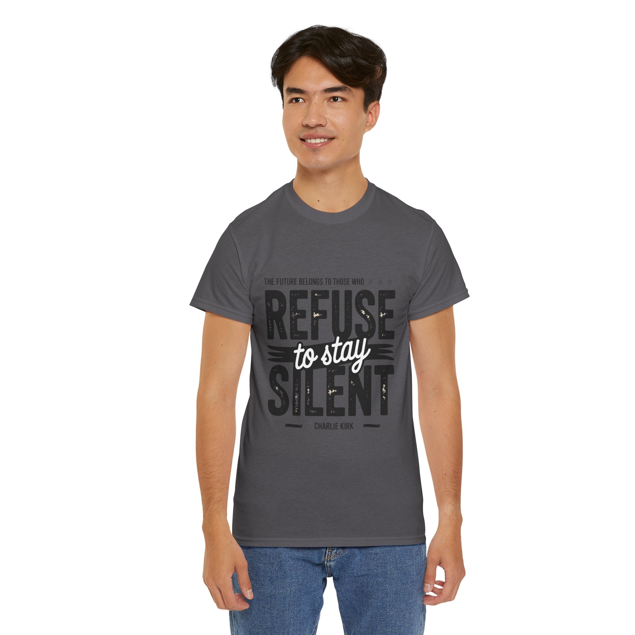 Refuse to Stay Silent Graphic T-Shirt Printify
