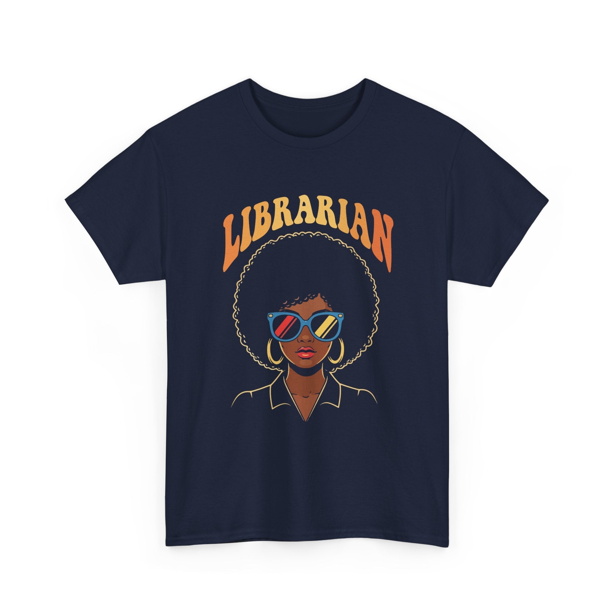 Cool Librarian Unisex Vintage T- Shirt Printify