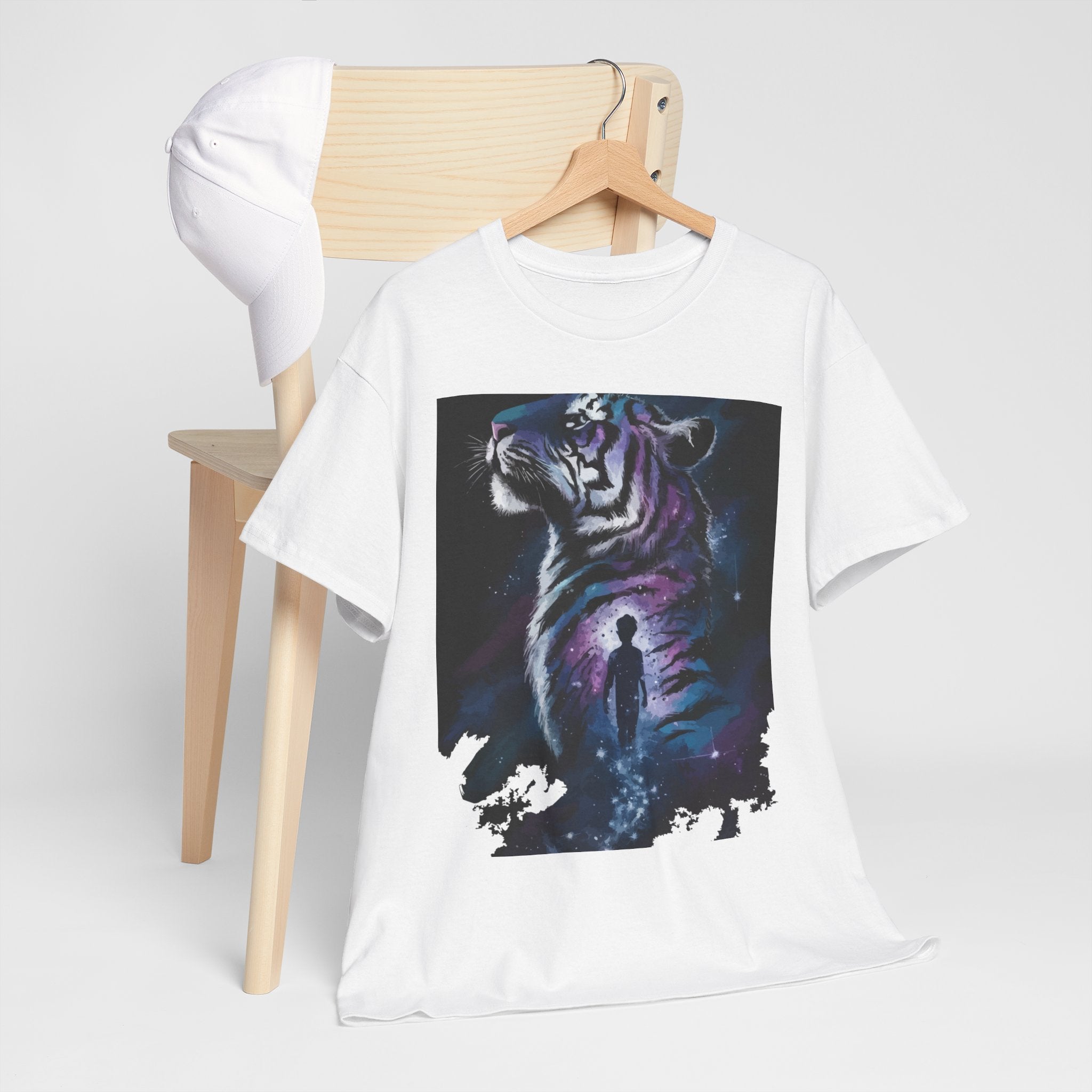 Mystical Tiger Graphic T-Shirt Printify