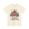 Farmhouse Christmas Graphic T- Shirt Printify
