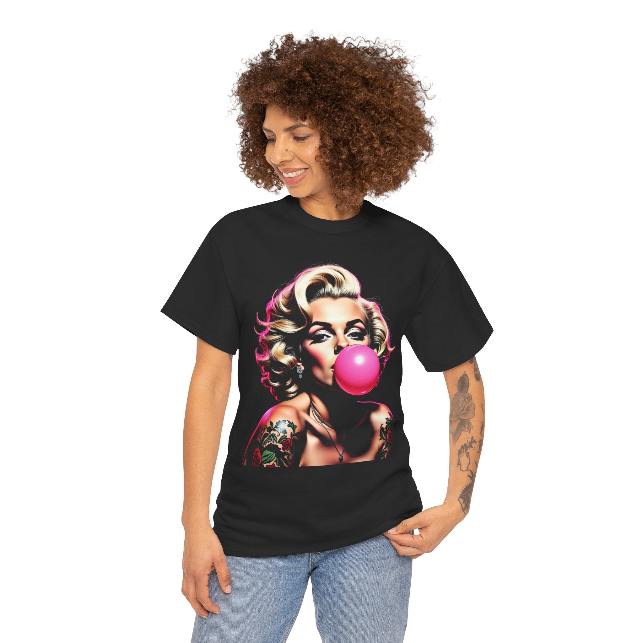Marilyn Monroe Retro Graphic T-Shirt Printify