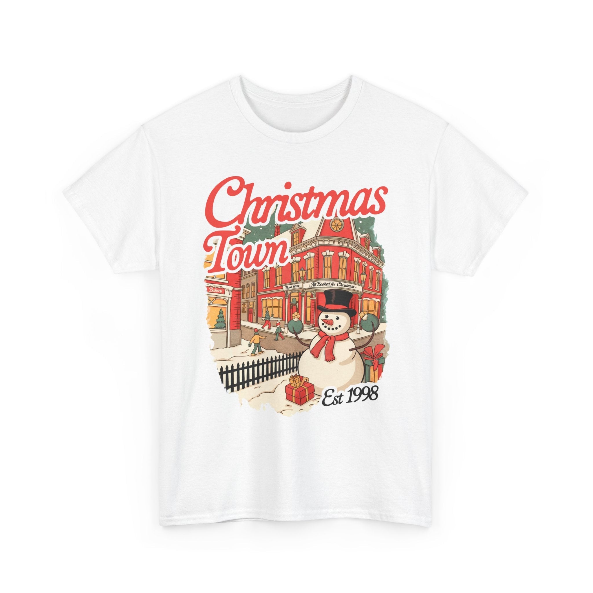 Christmas Town Unisex Graphic T- Shirt Printify