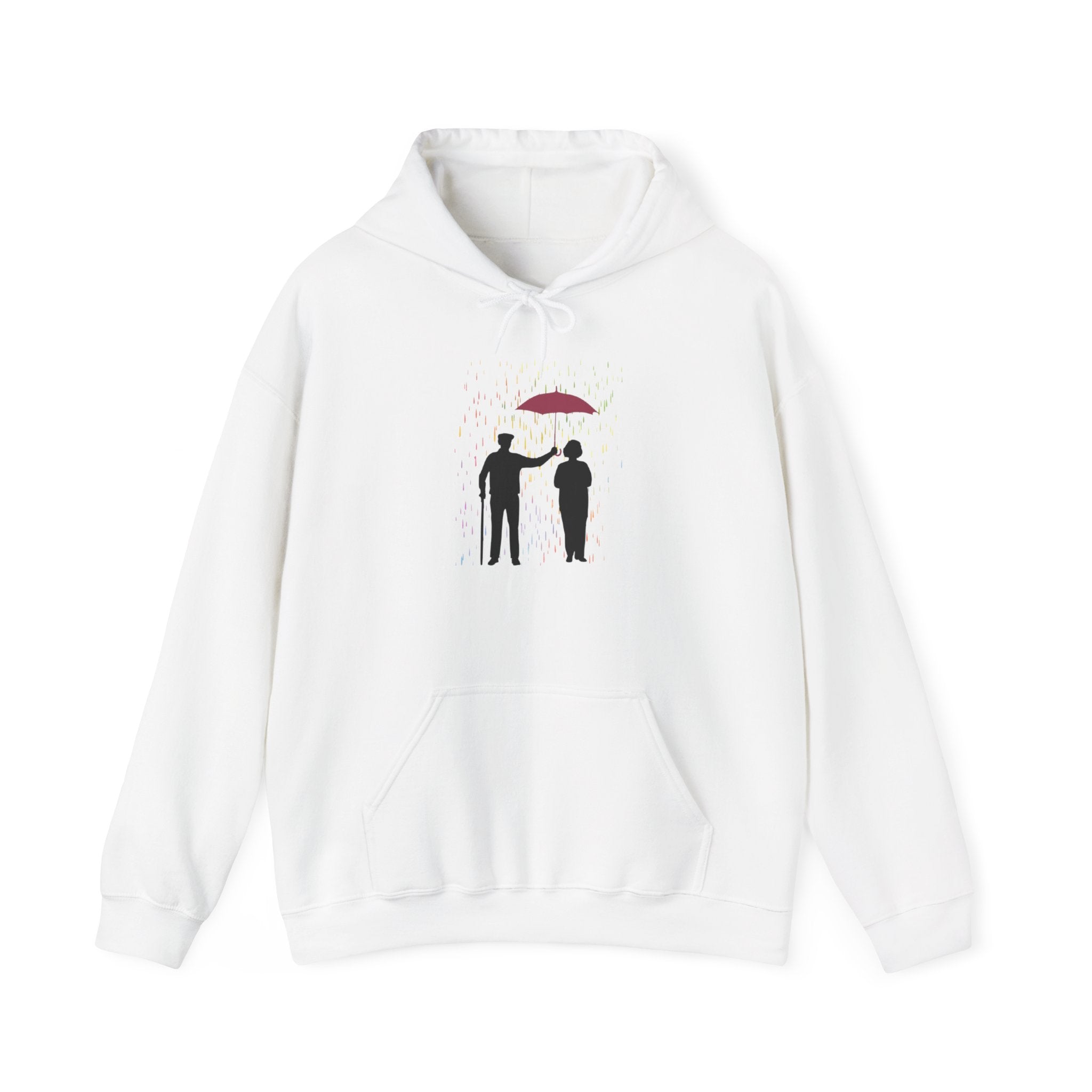 Romantic Couple Umbrella Hoodie