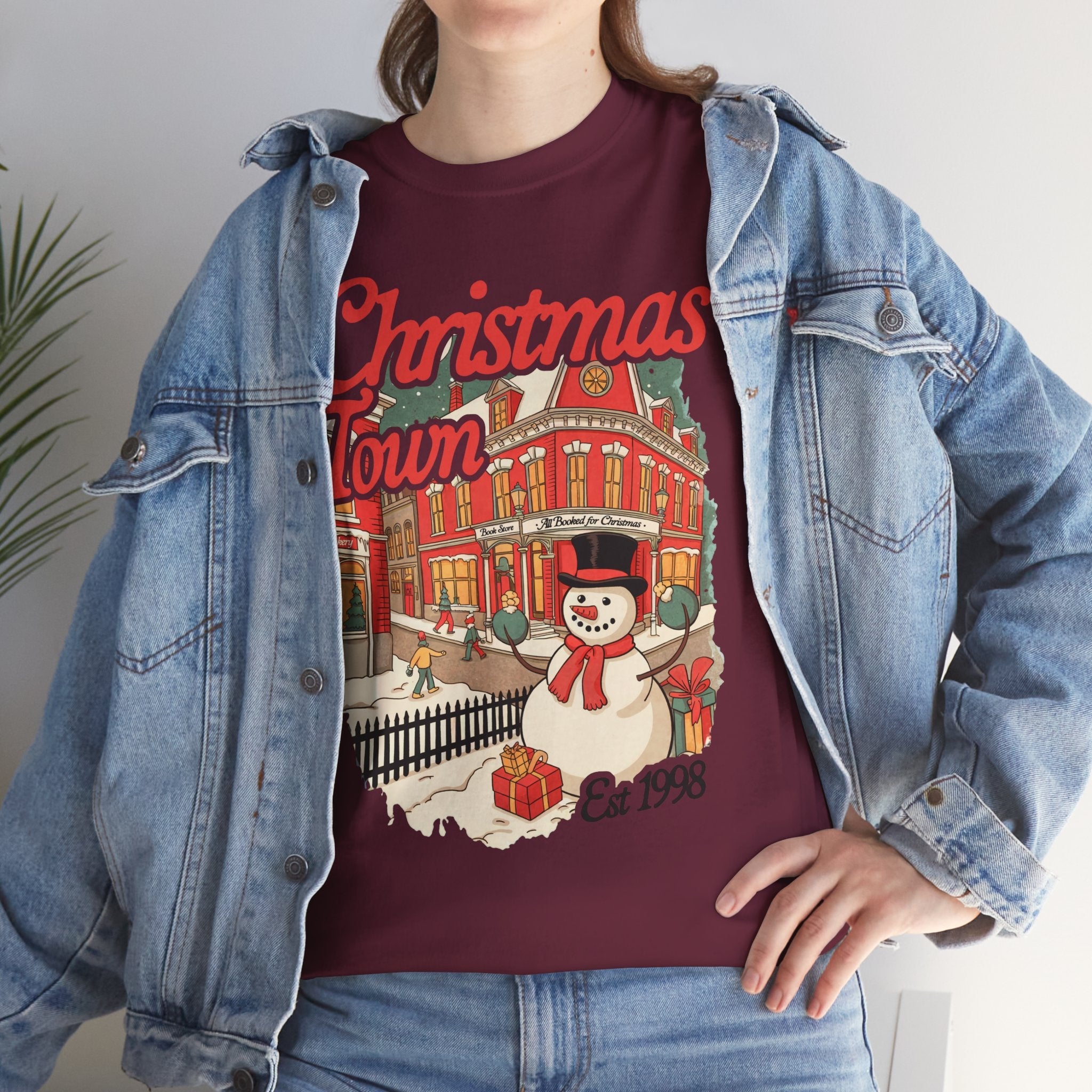 Christmas Town Unisex Graphic T- Shirt Printify