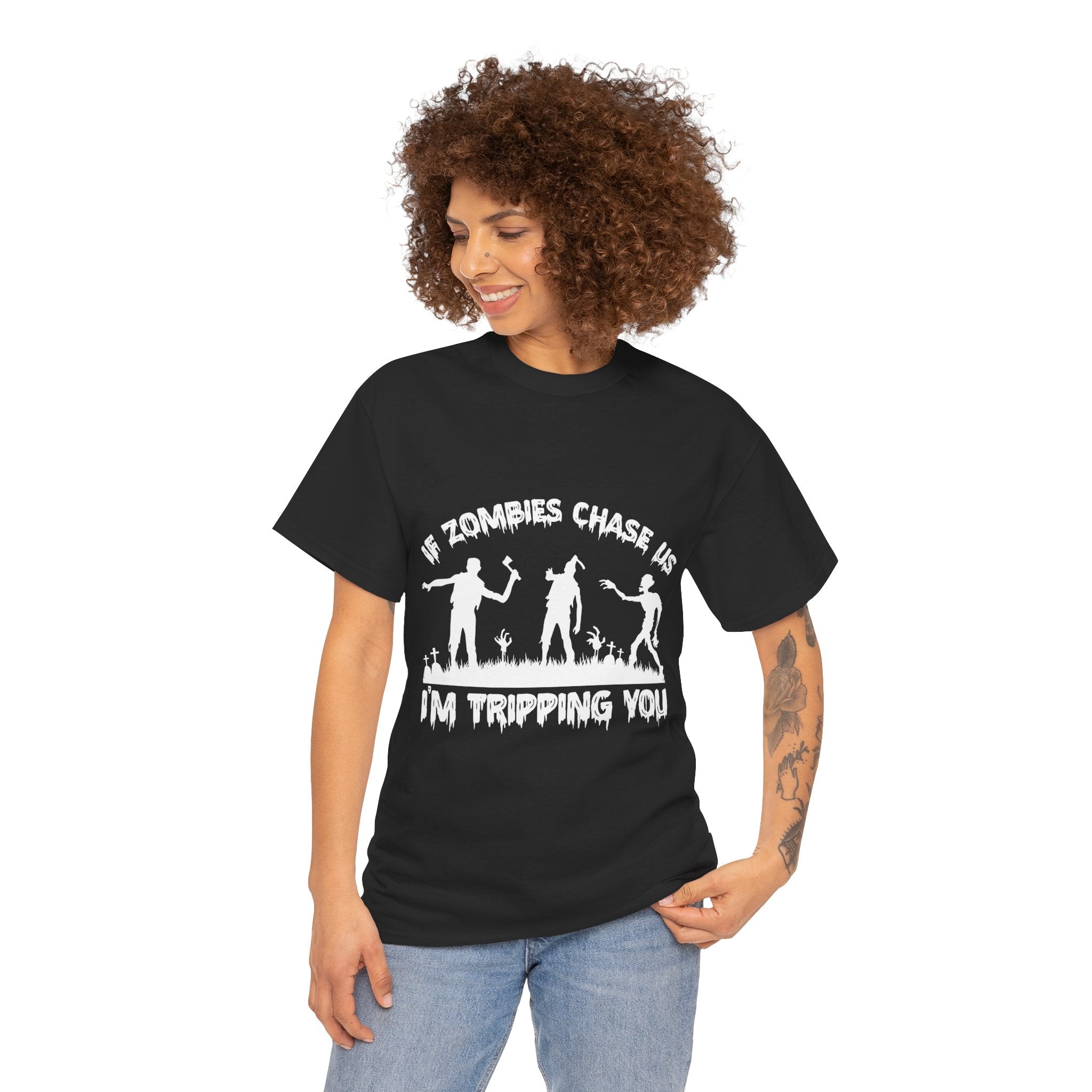 Zombie Humor Unisex T- Shirt Printify