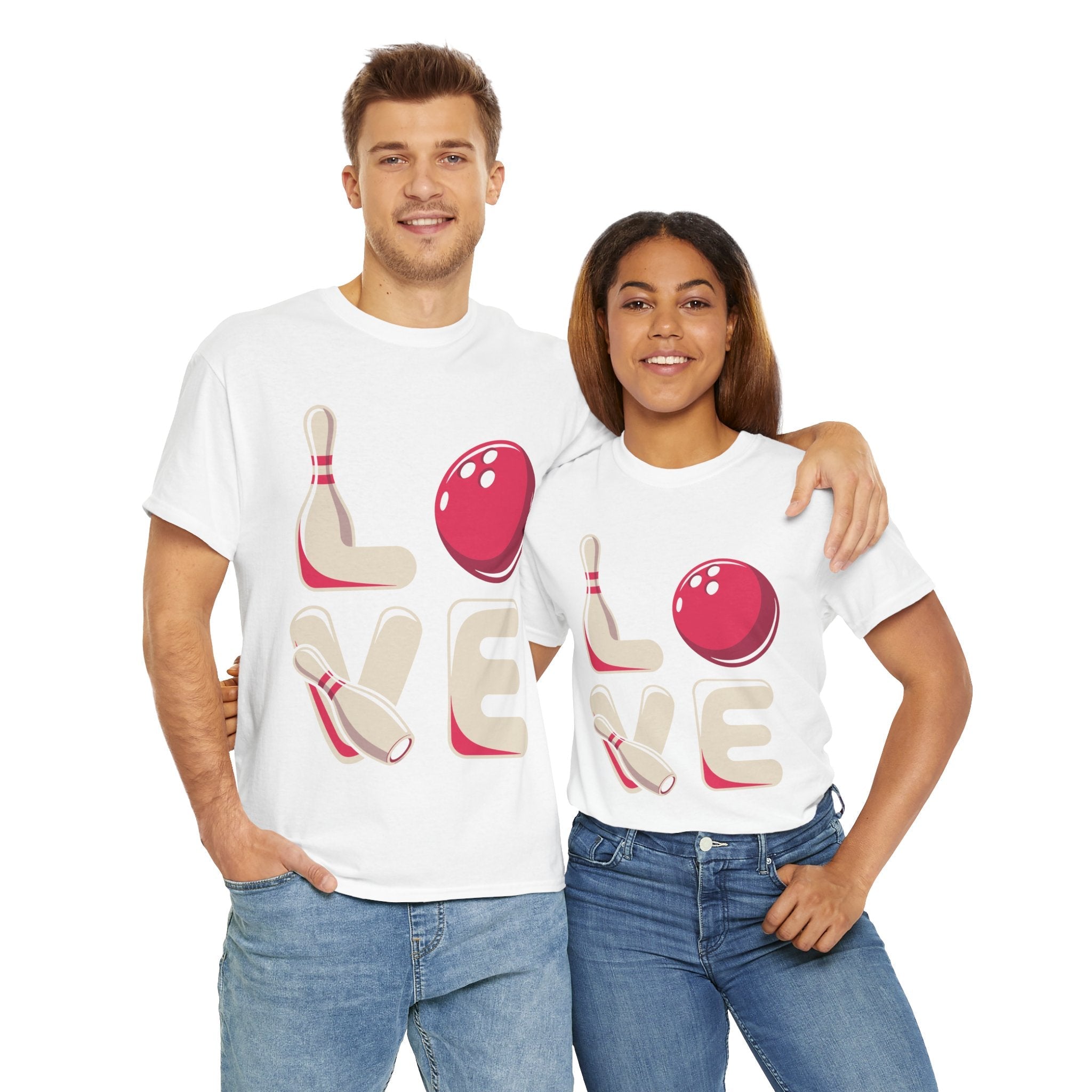 Bowling Love Graphic T-shirt Printify