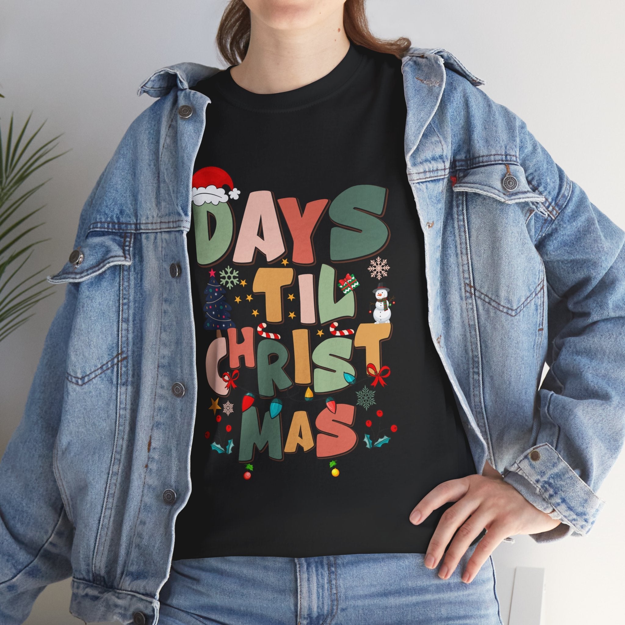 Christmas Countdown Holiday T-Shirt Printify