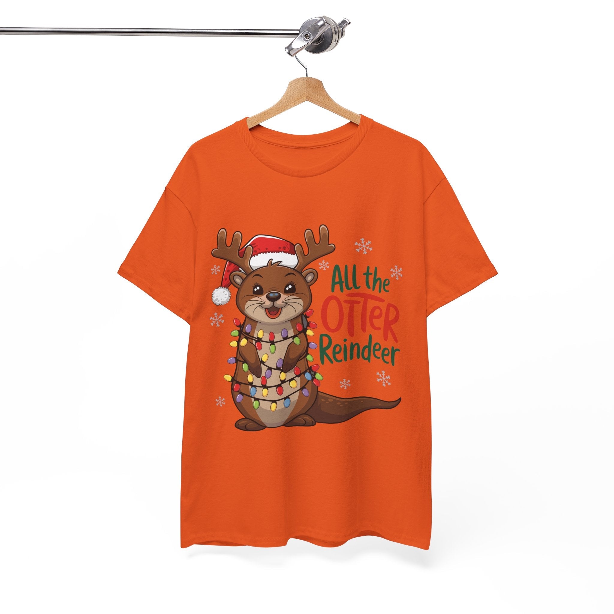 All the Otter Reindeer Cute T- Shirt Printify