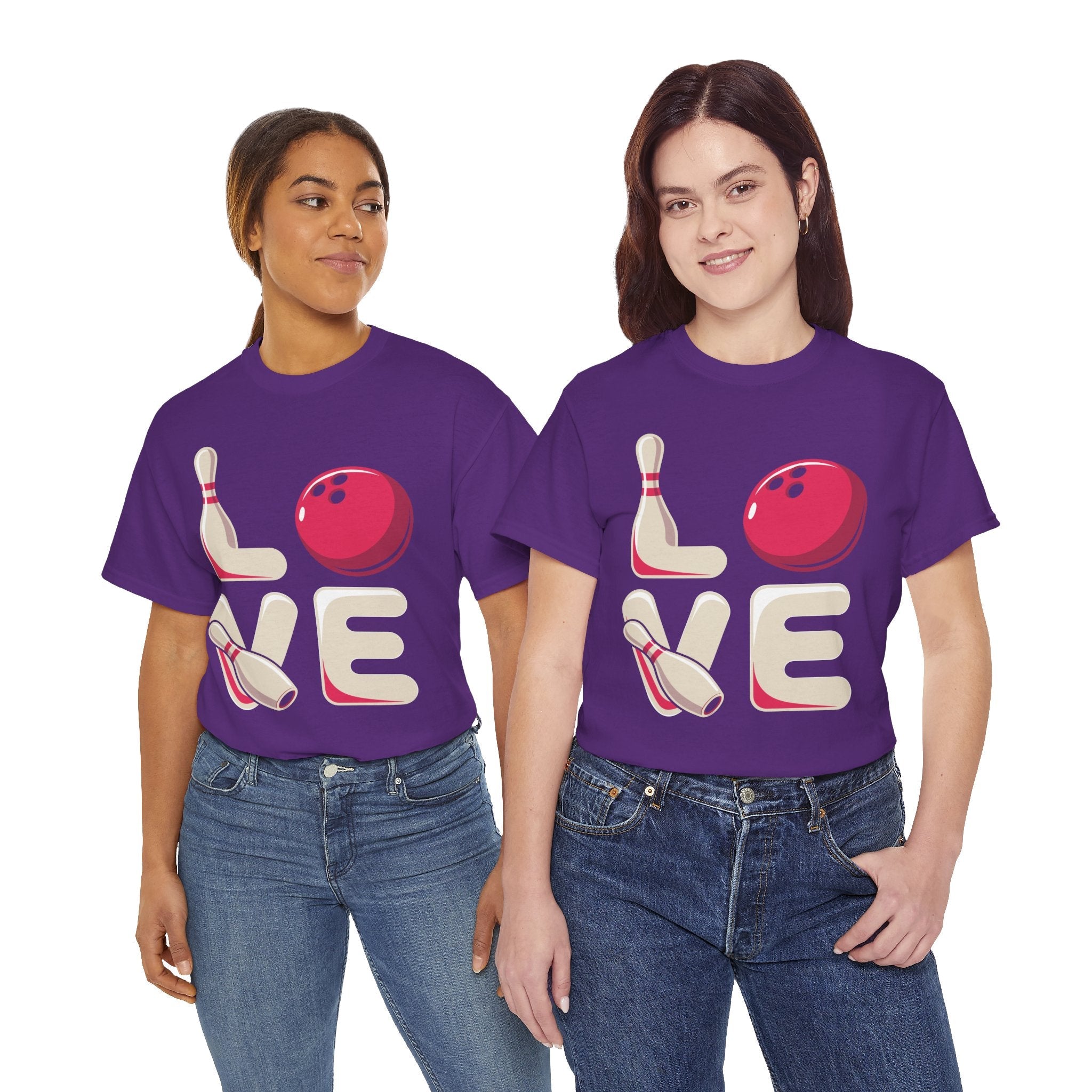 Bowling Love Graphic T-shirt Printify