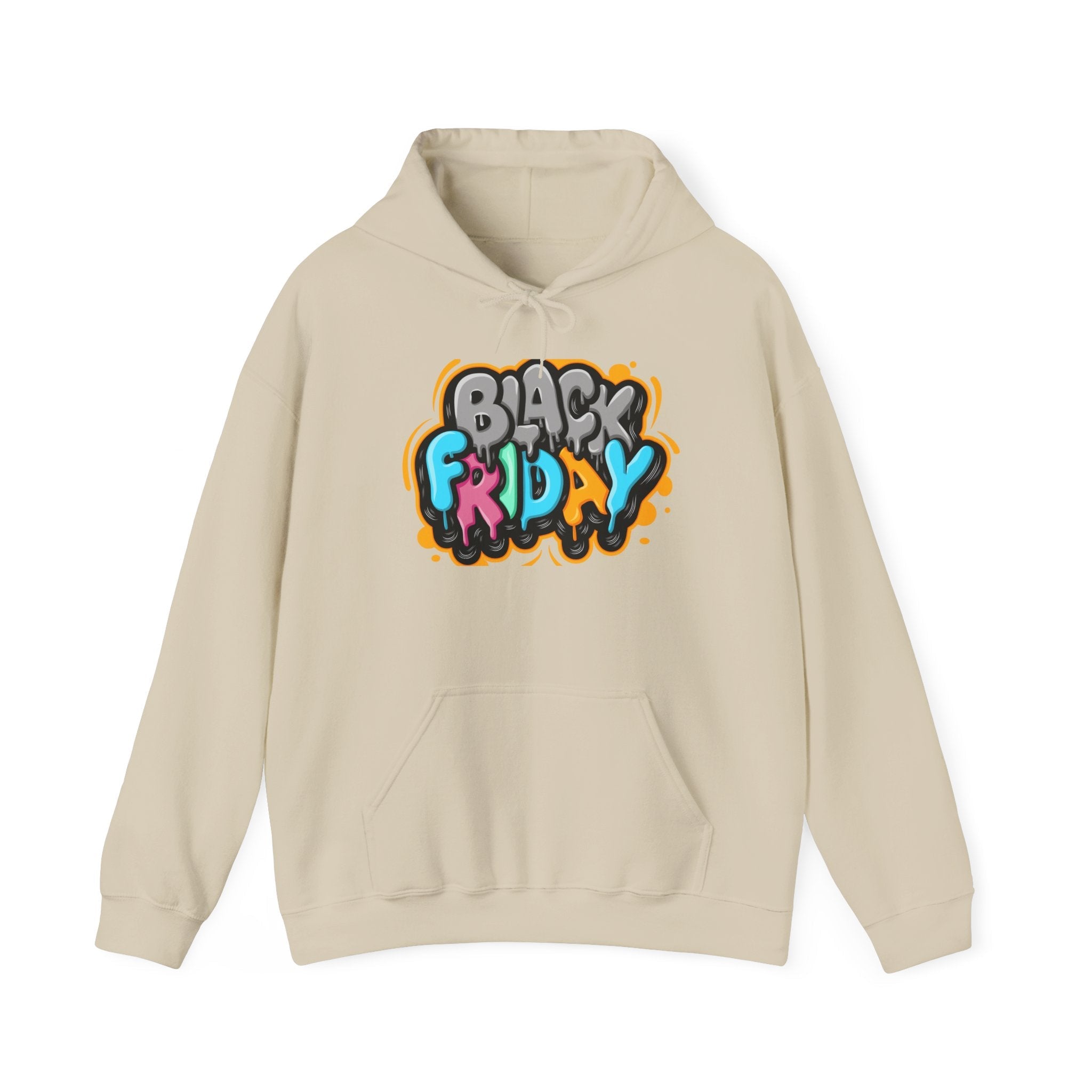 Black Friday Graffiti Hoodie Printify
