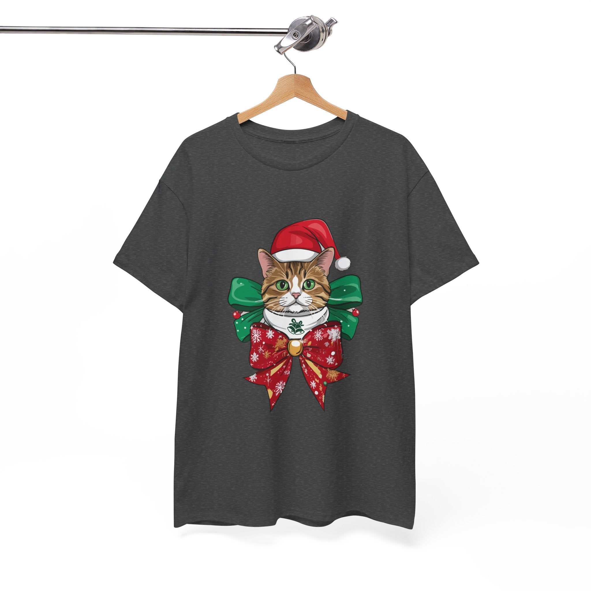 Christmas Cat Graphic T- Shirt Printify