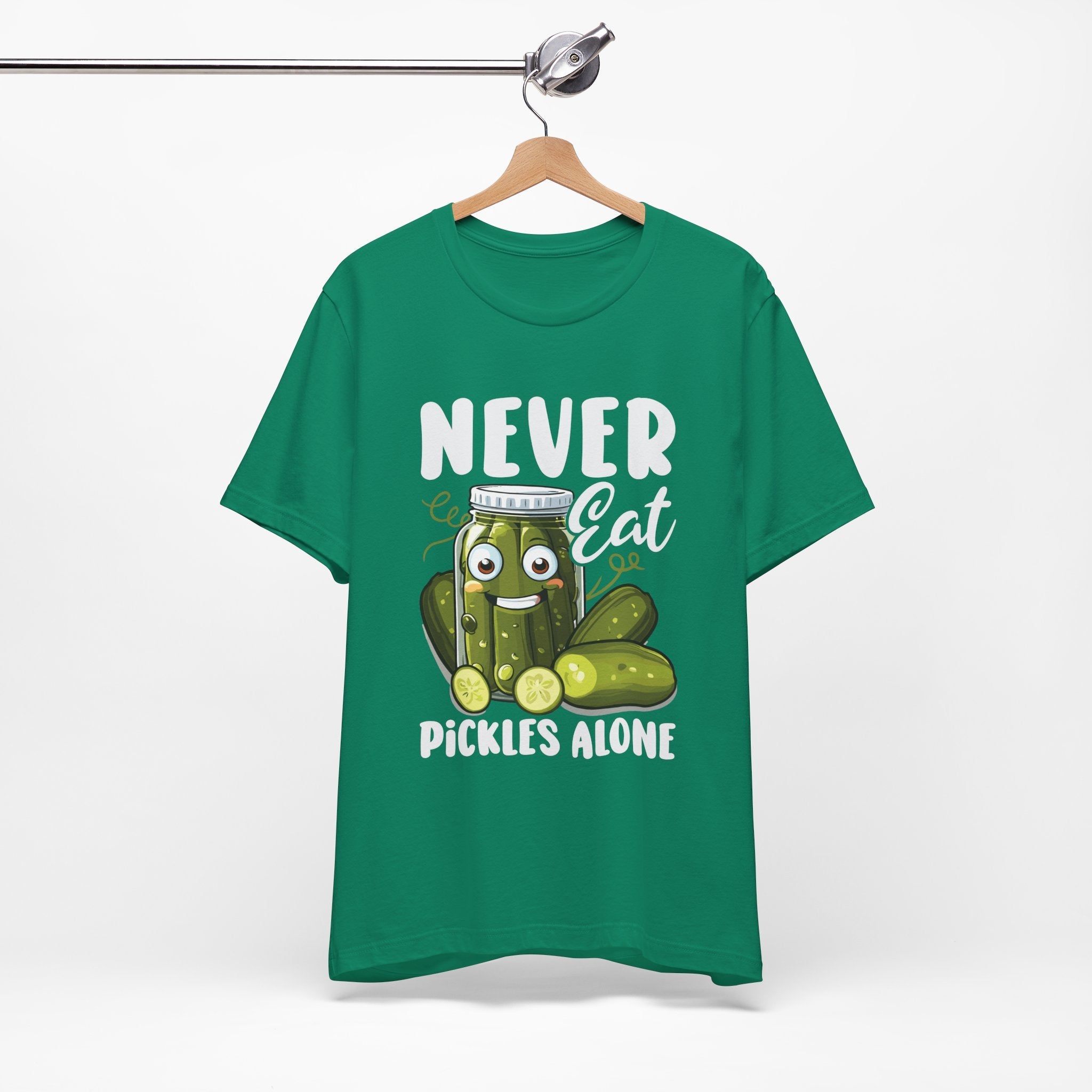 Never Eat Pickles Alone T-Shirt Printify