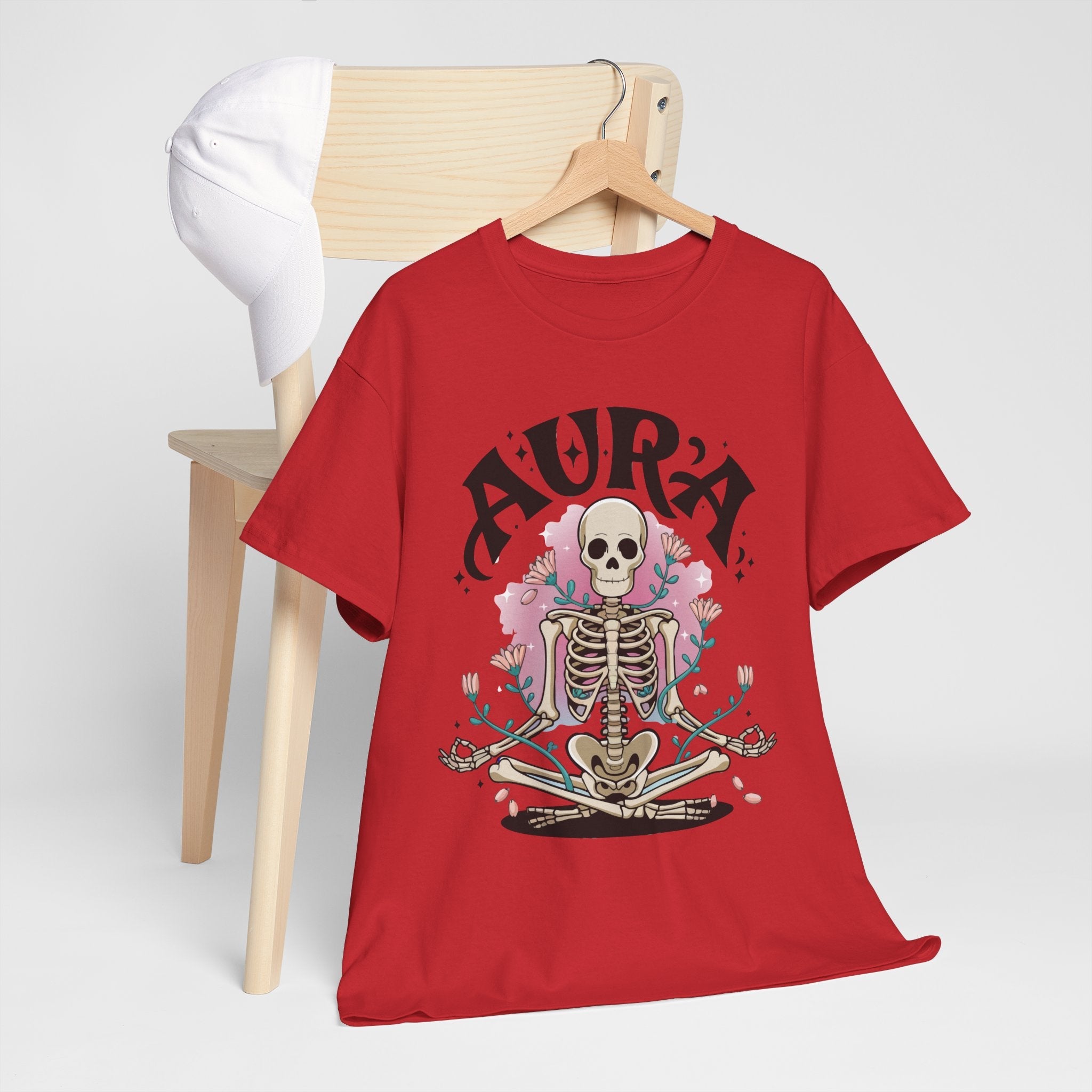 Aura Skeleton Halloween T-Shirt Printify