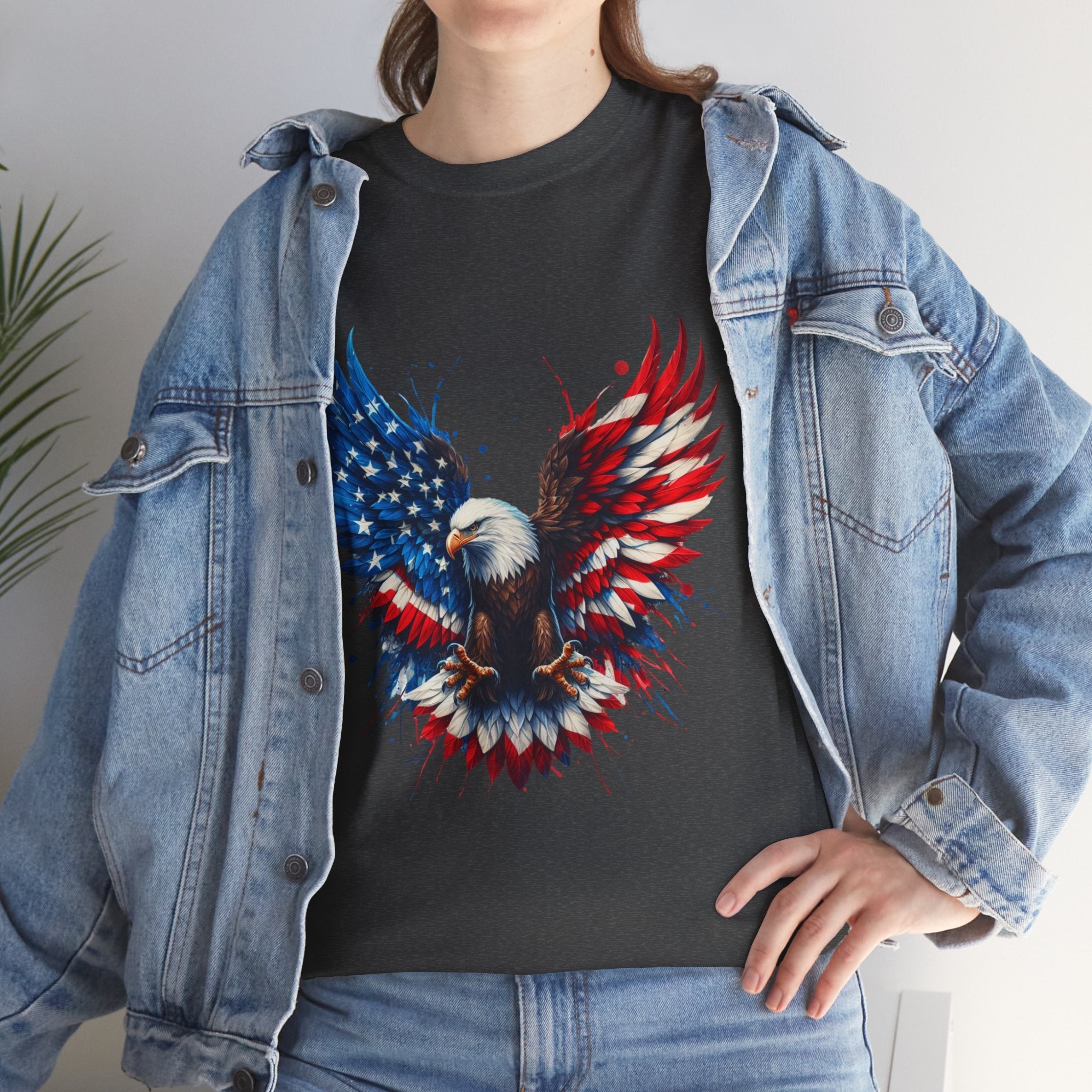 Patriotic Eagle Unisex T- Shirt Printify