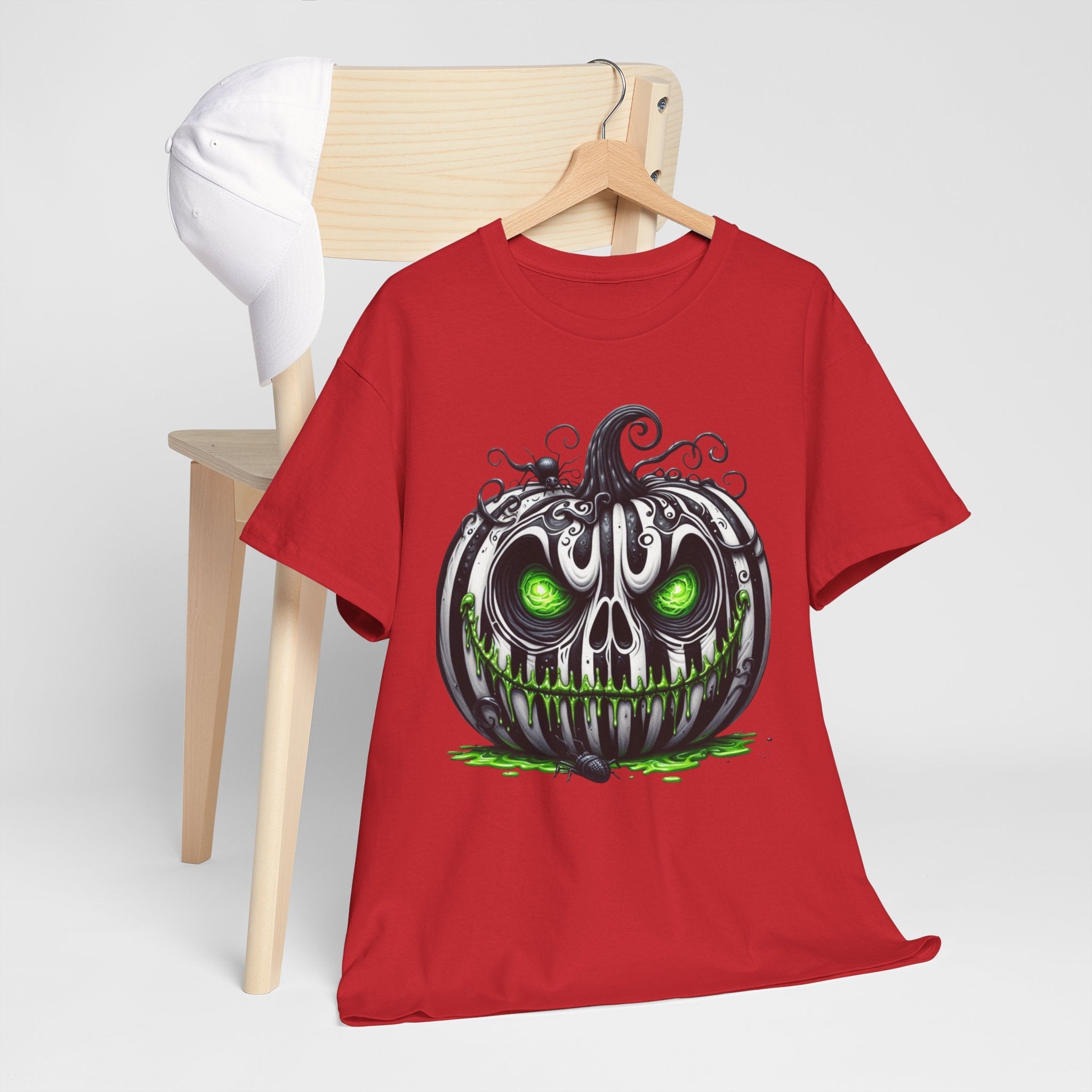 Spooky Halloween Pumpkin T-Shirt Printify
