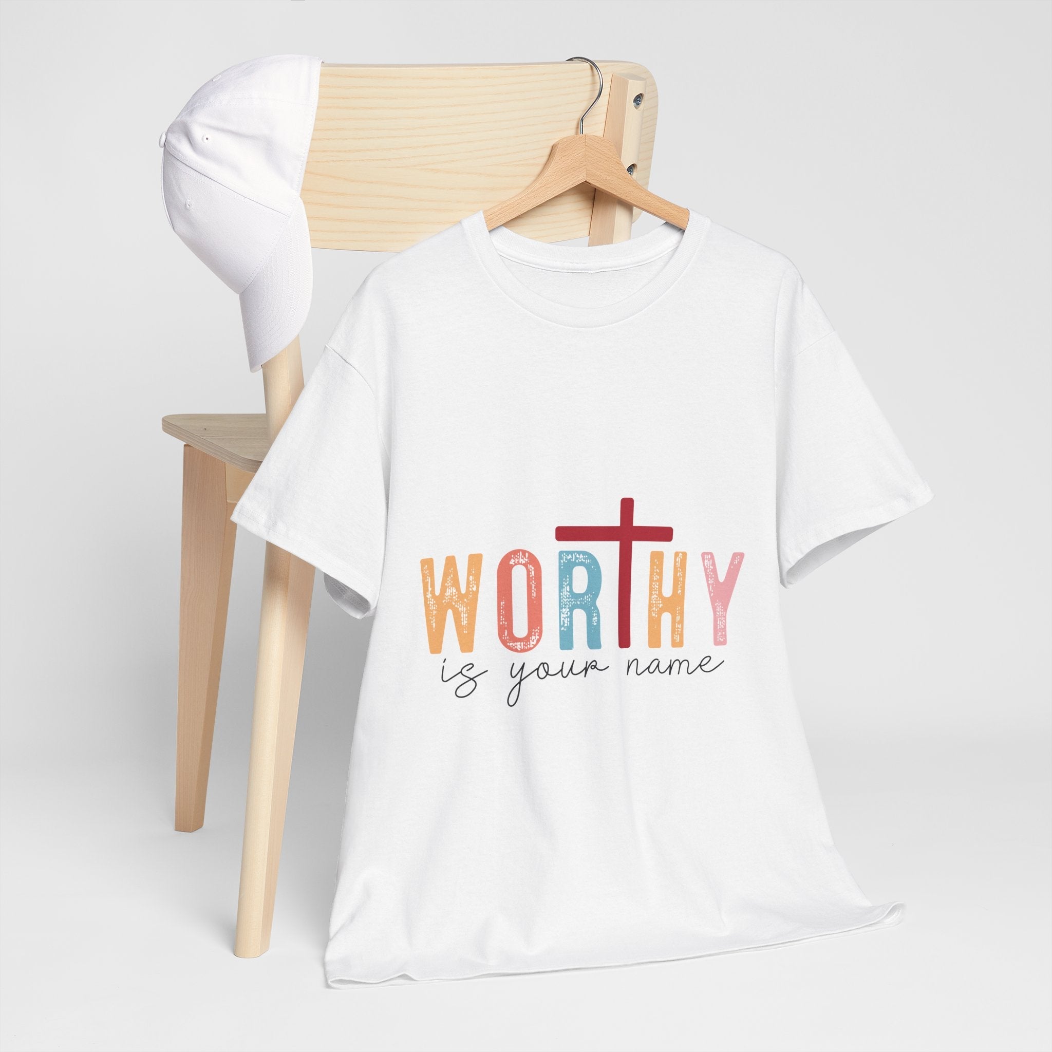 Worthy Christian Graphic T-Shirt Printify