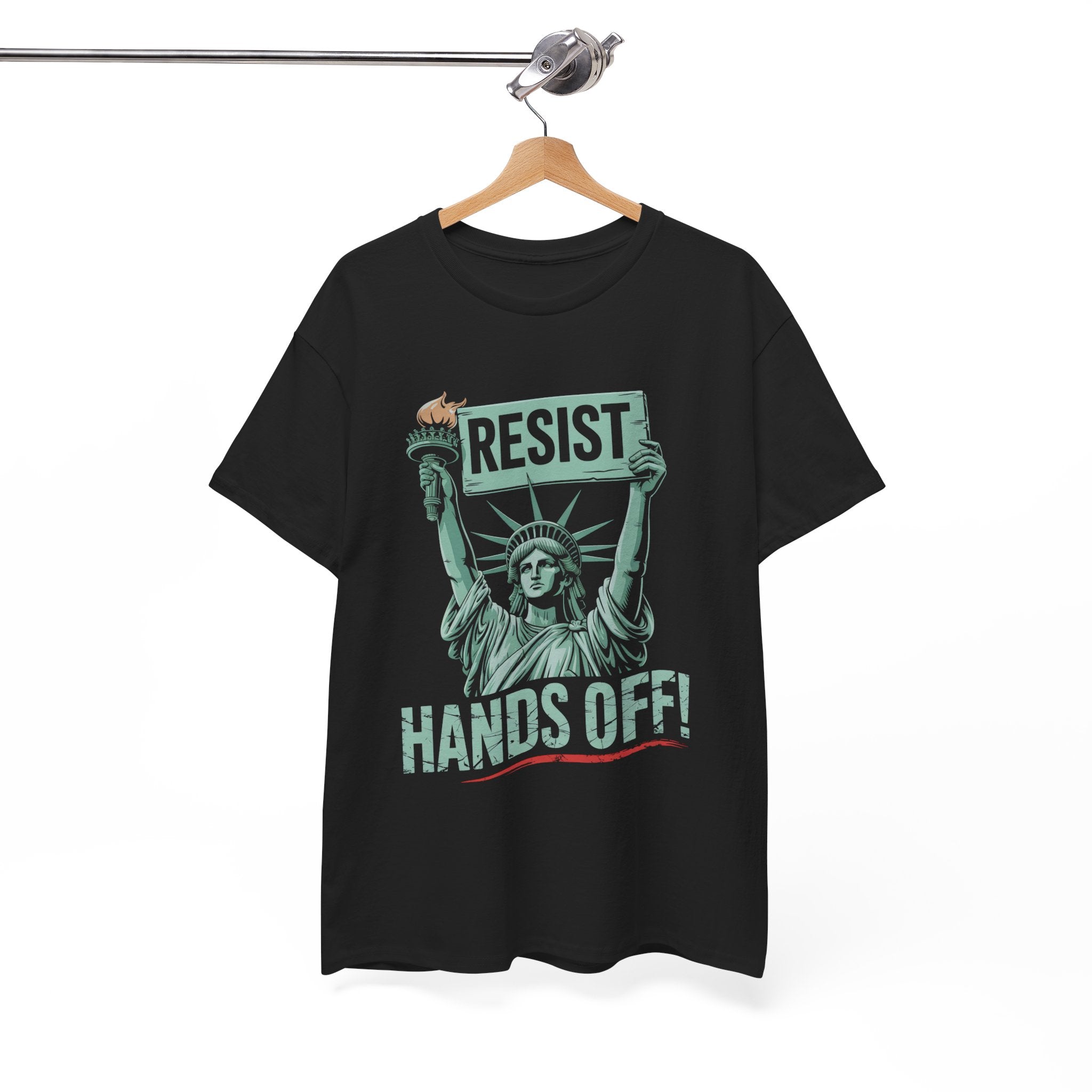 'Resist Hands Off!' Graphic T- Shirt Printify
