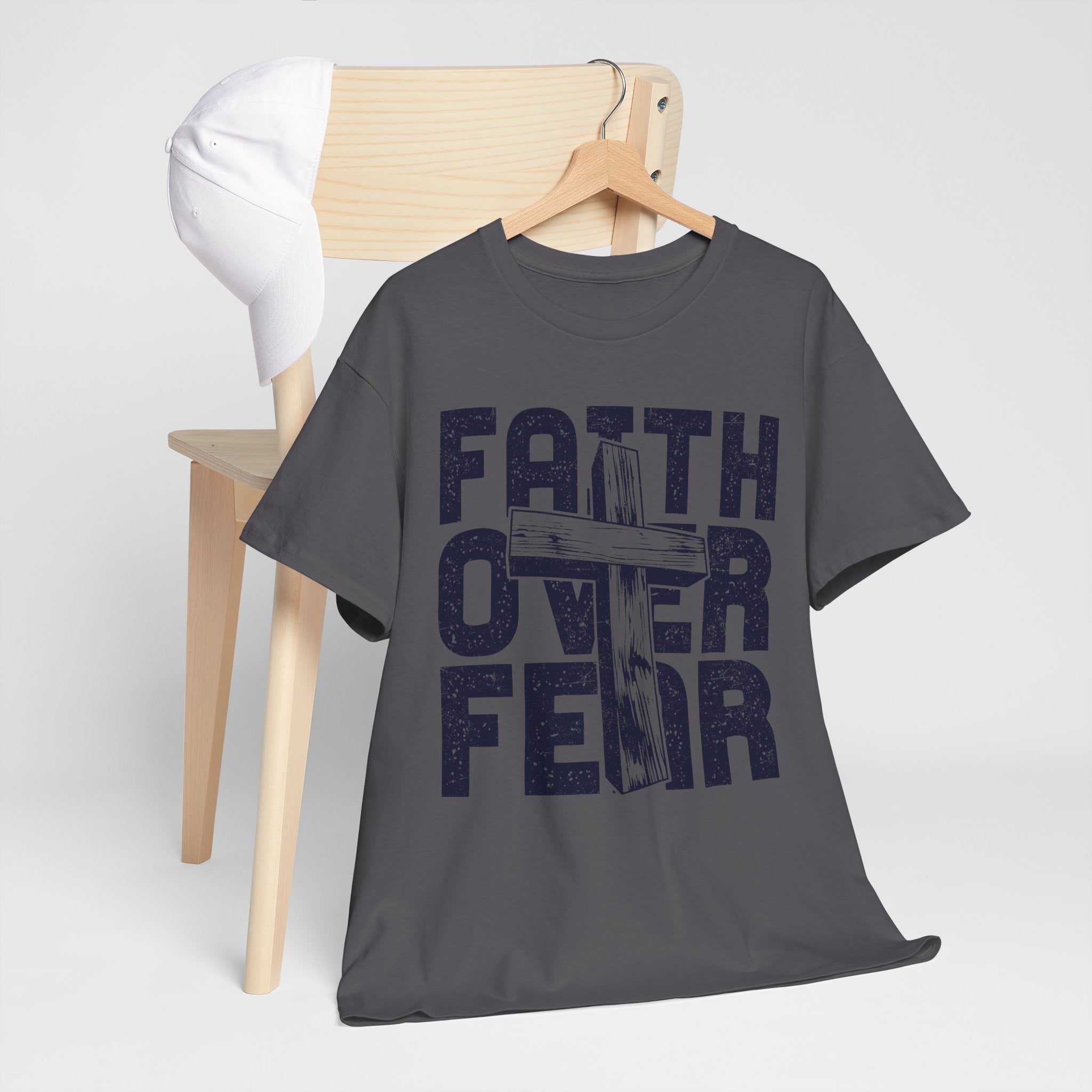 Faith Over Fear Graphic T-Shirt Printify