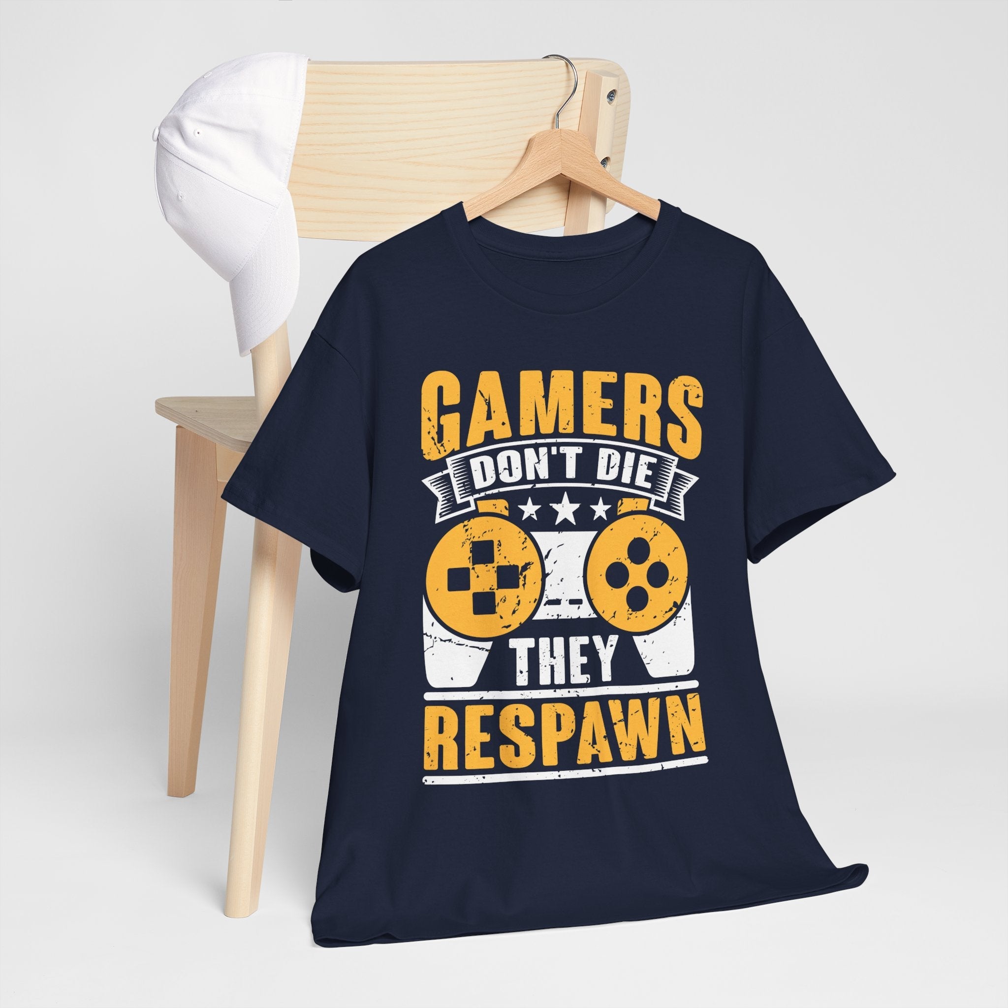 Gamers Don’t Die, They Respawn Unisex T-Shirt Printify