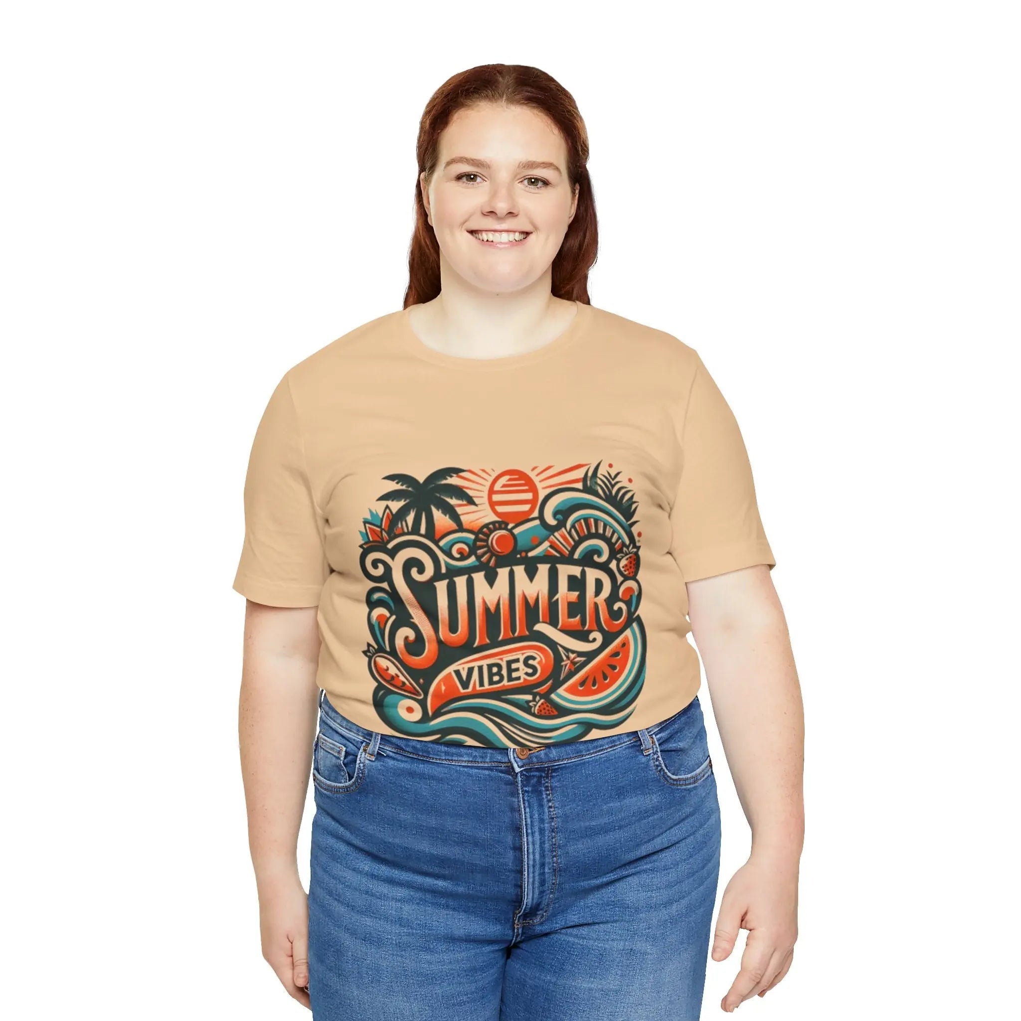 Summer Vibes Graphic T-Shirt Printify