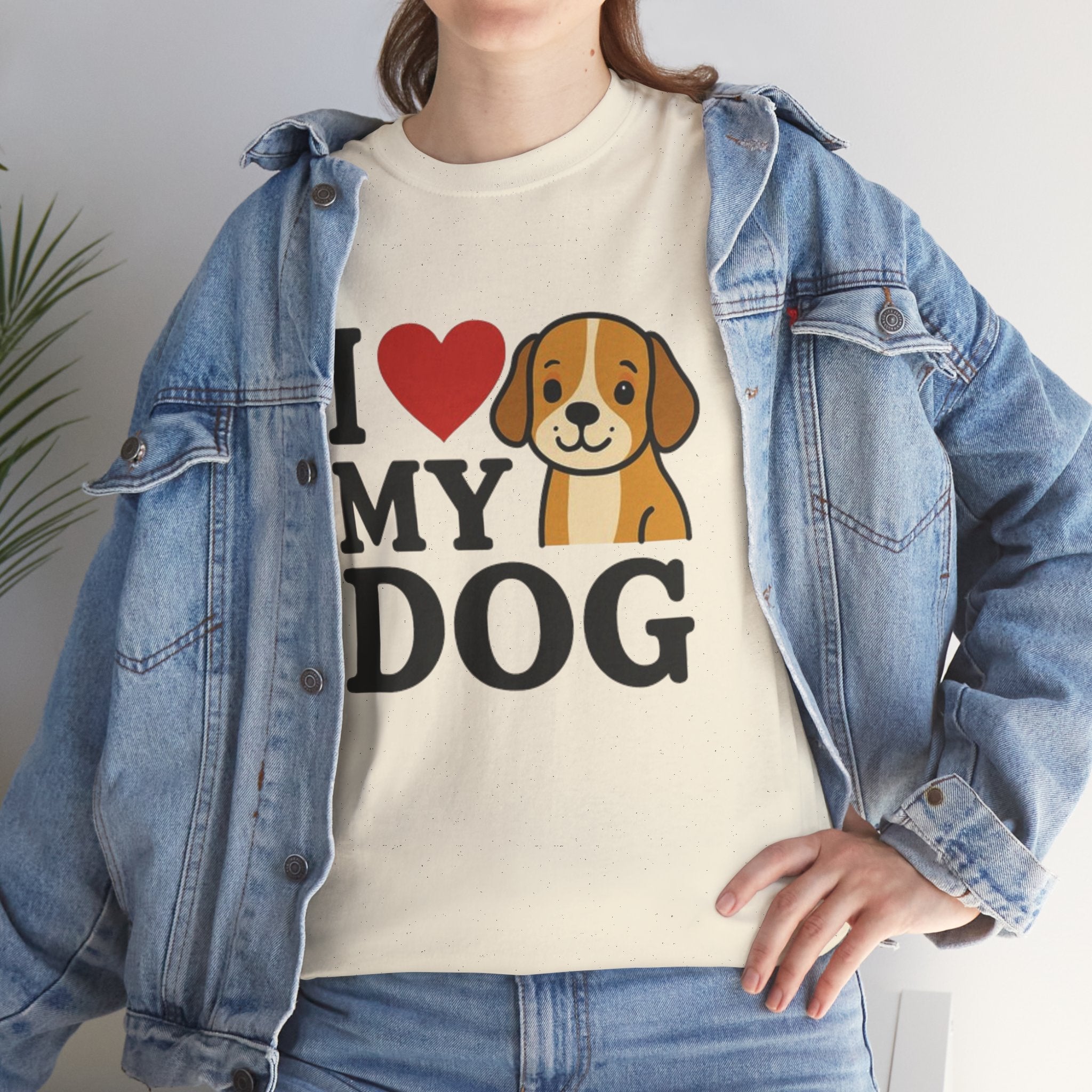 I Love My Dog Unisex T-Shirt Printify