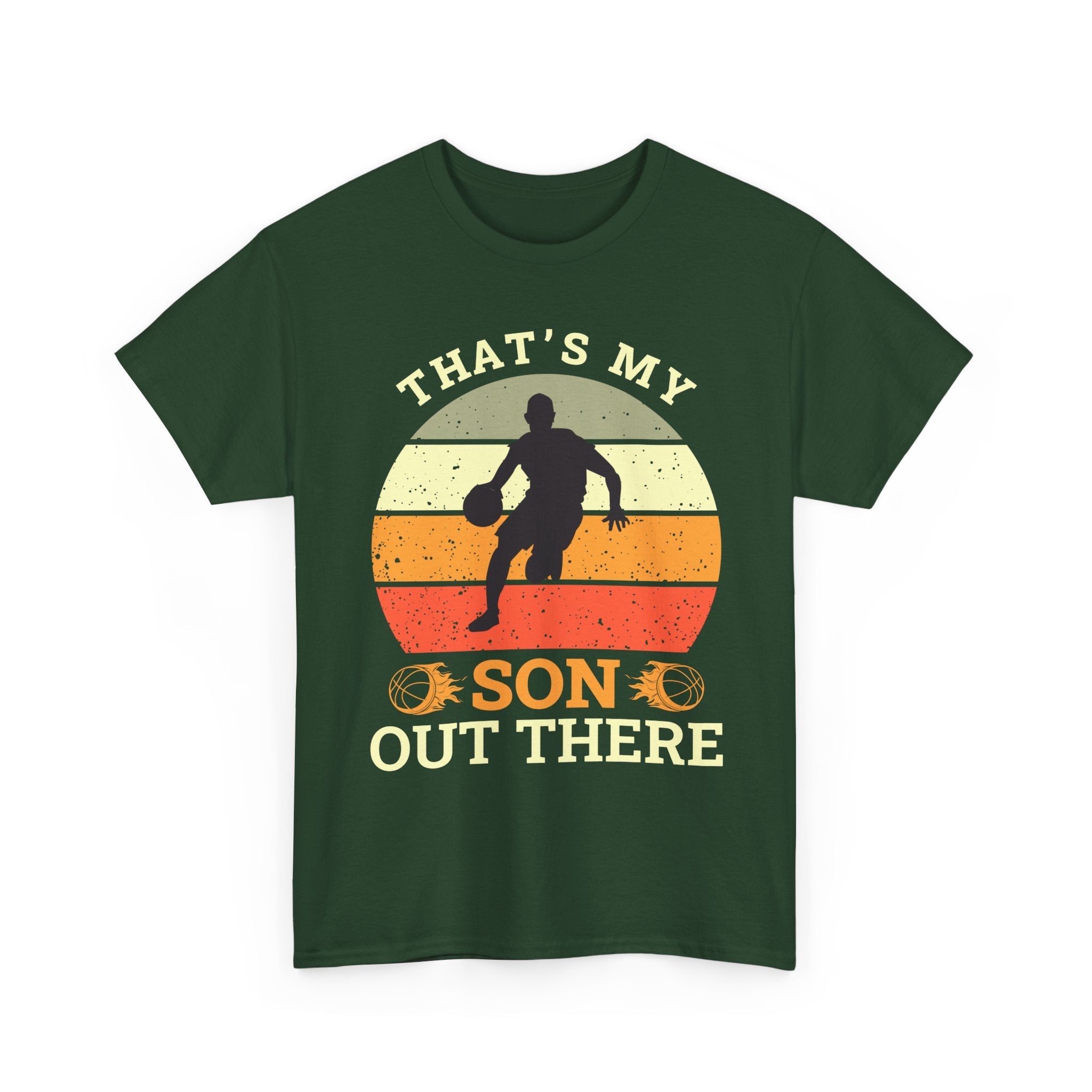 Sporty Basketball Dad T-Shirt Printify