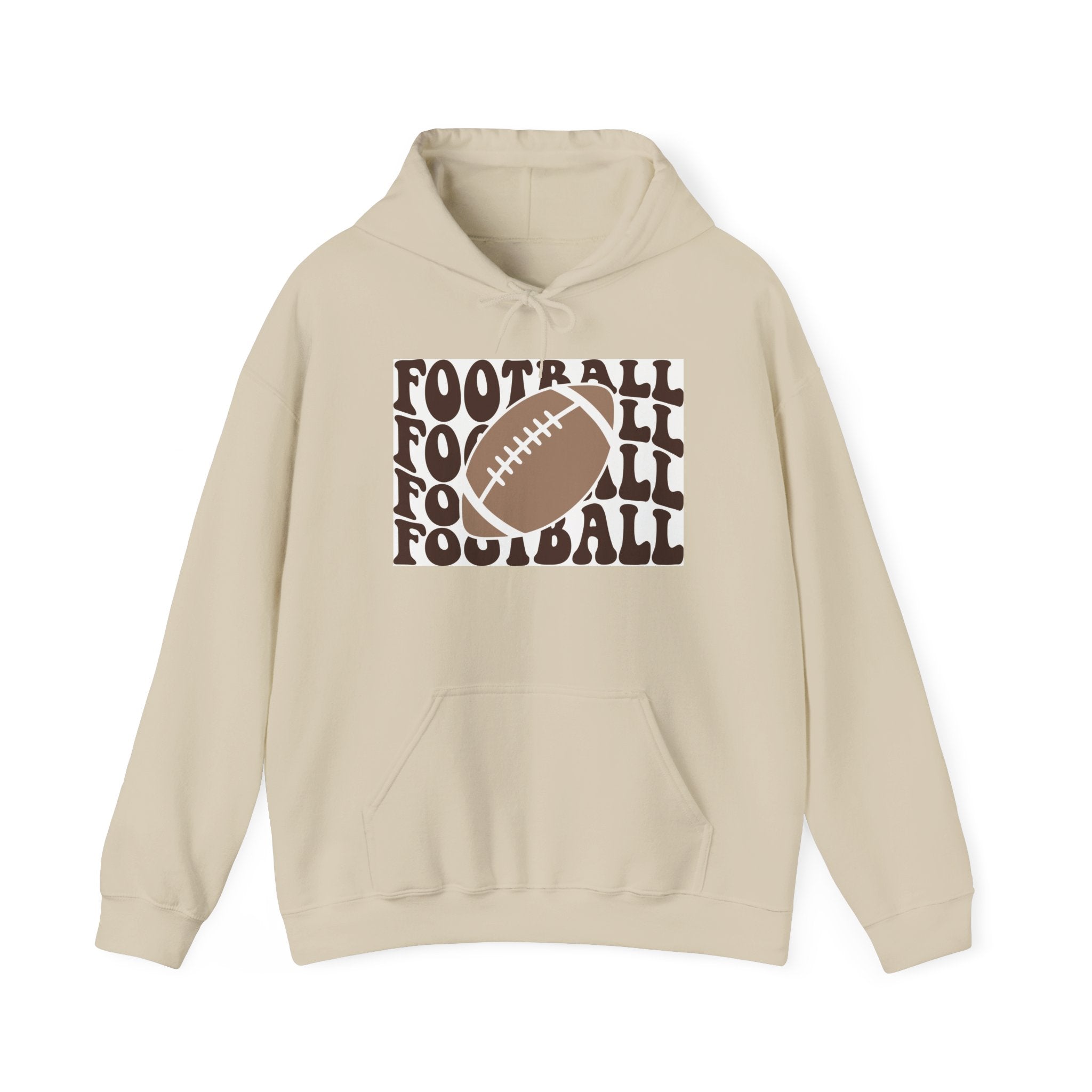 Vintage Football Graphic Hoodie