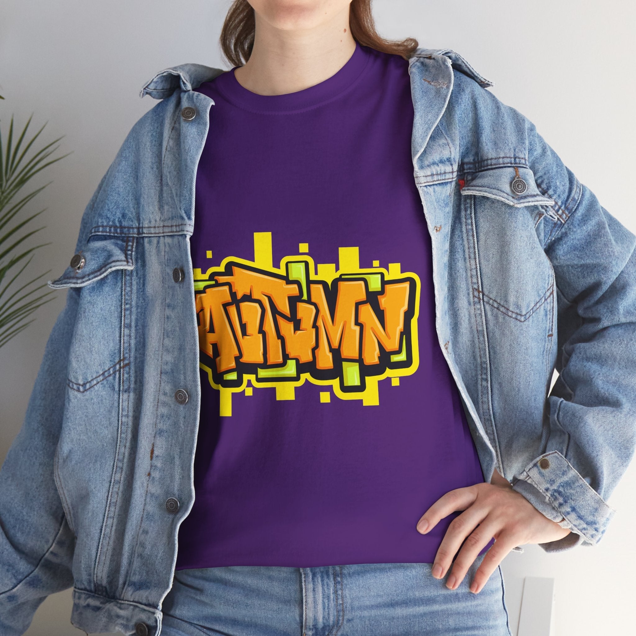 Bold Autumn Graffiti Graphic T-Shirt Printify