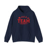 Team Naughty Christmas Hoodie Printify