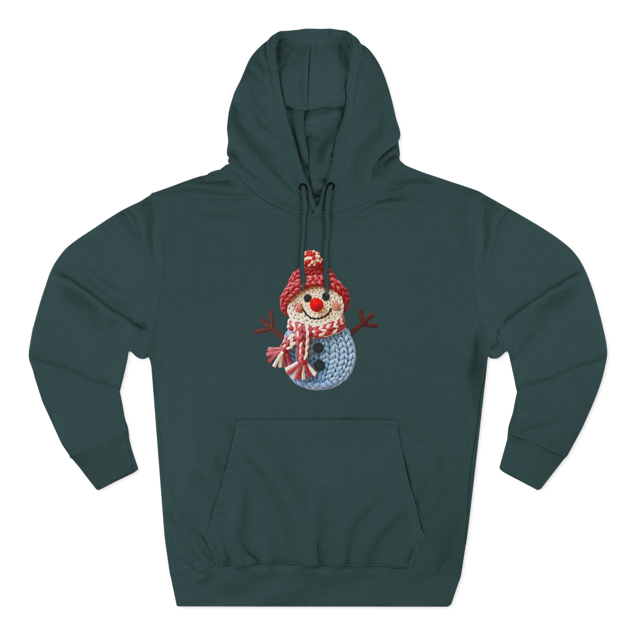 Winter Snowman Holiday Hoodie Printify