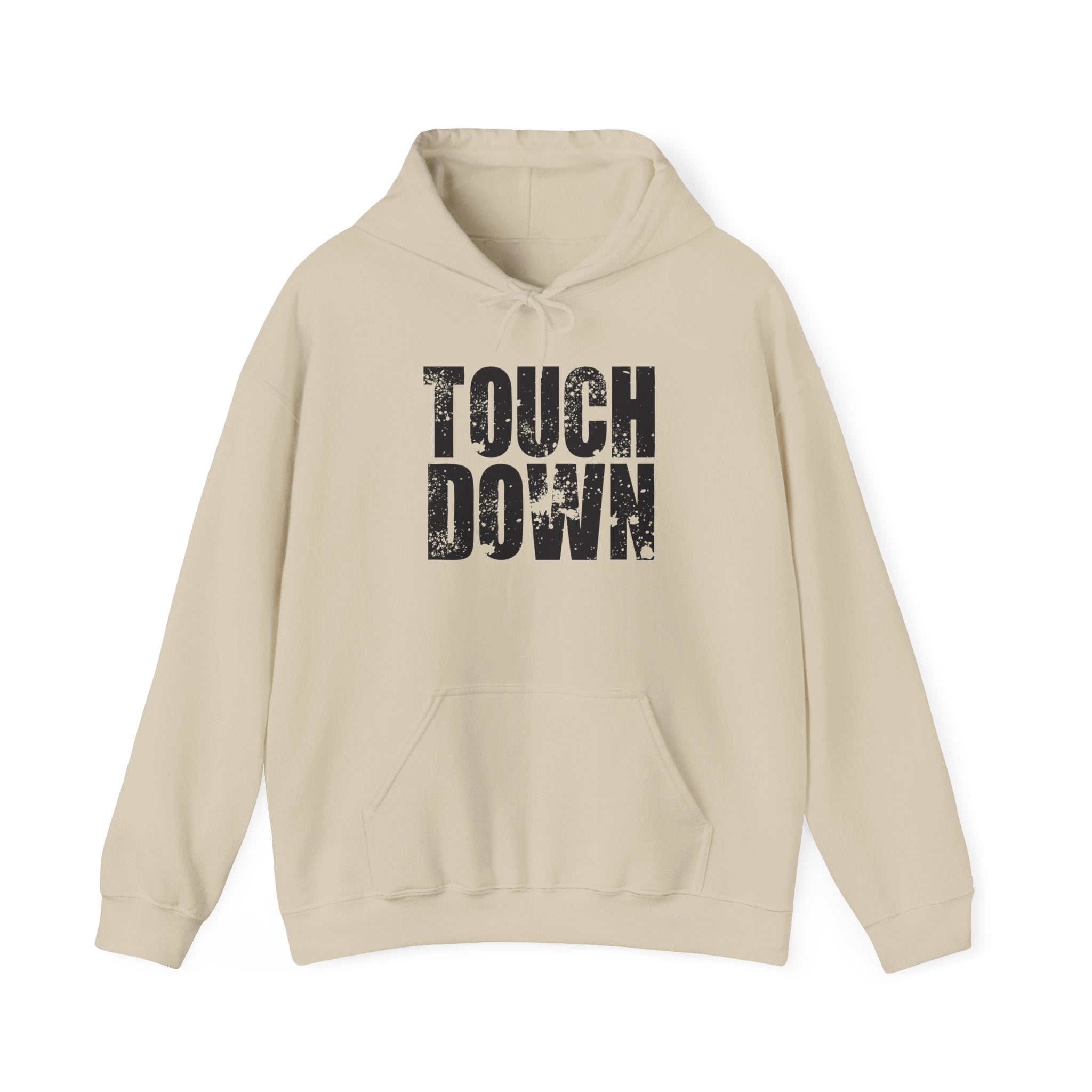 Vintage Touchdown Distressed Hoodie Printify