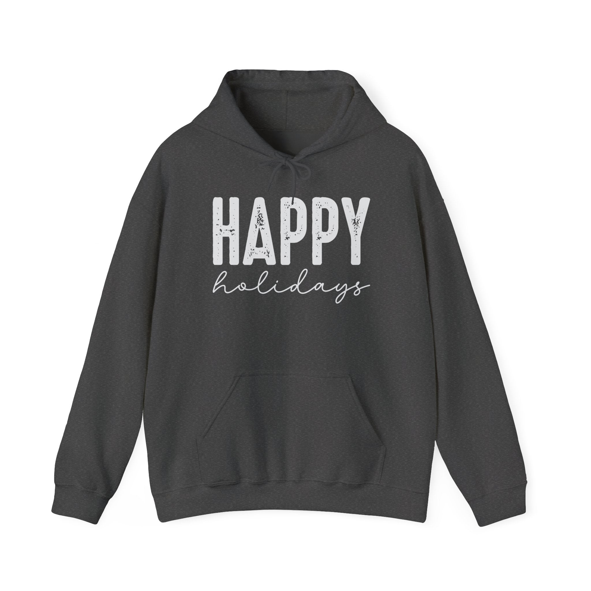 "Happy Holidays" Graphic Hoodie Printify