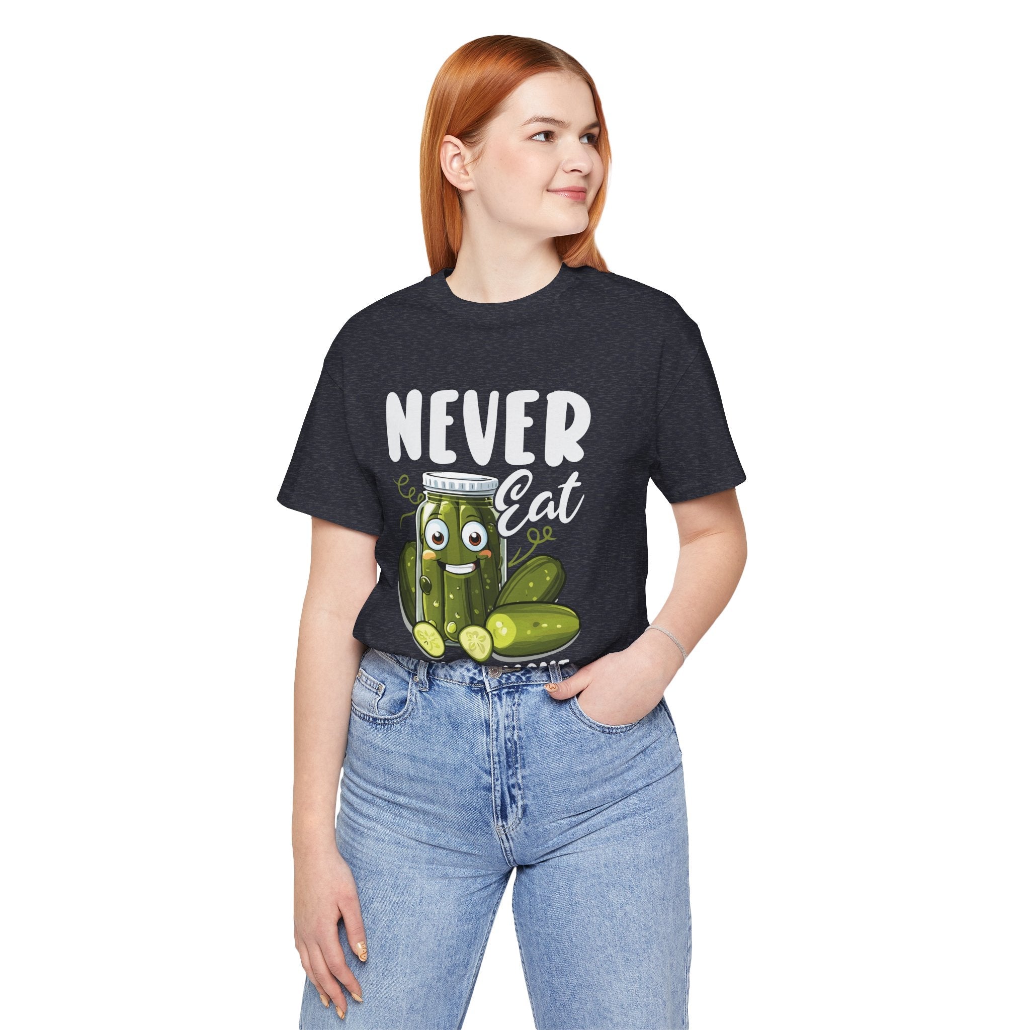 Never Eat Pickles Alone T-Shirt Printify