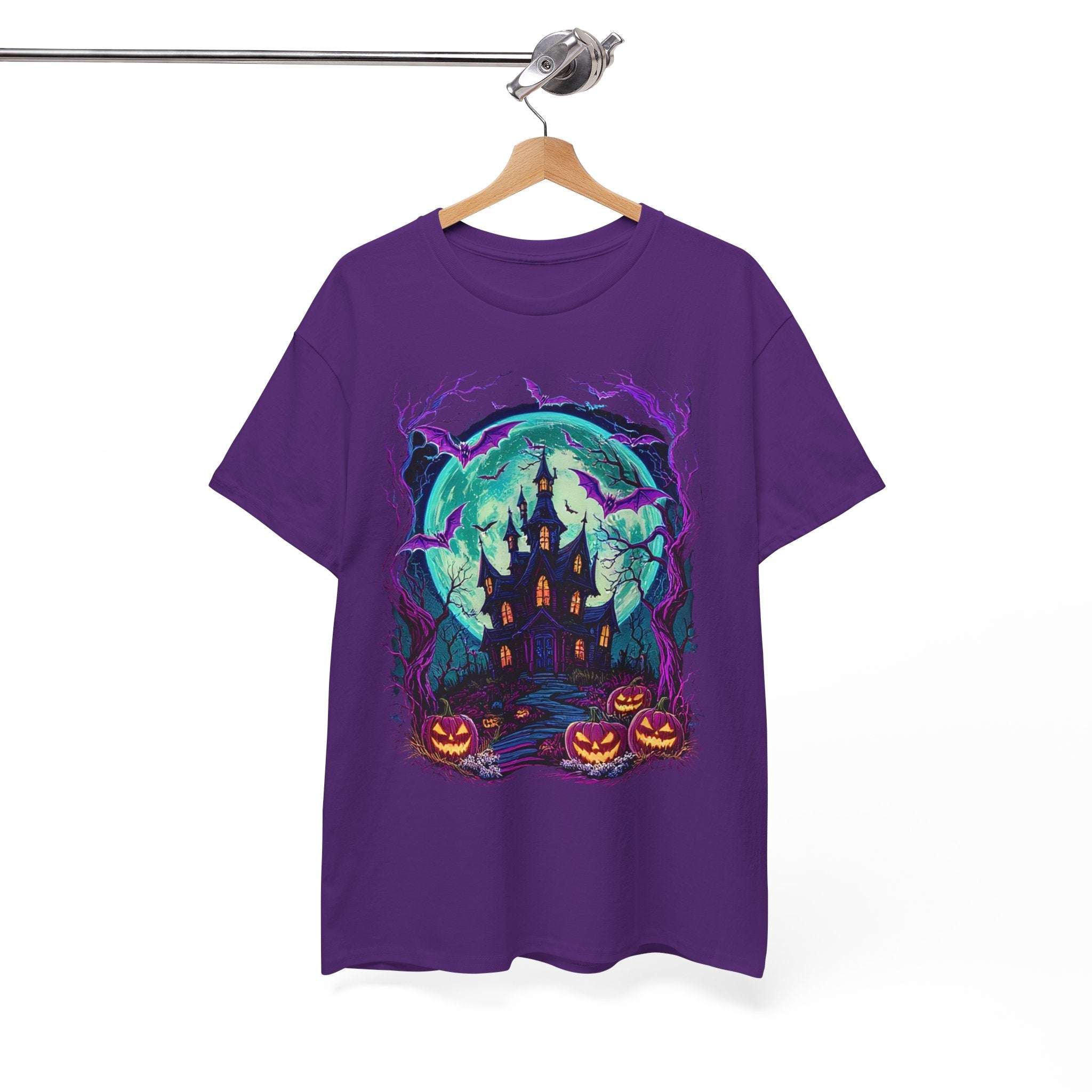Halloween Haunted House T- Shirt Printify